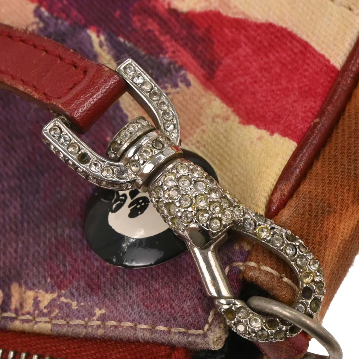 Christian Dior 2003 Red Victim Saddle Handbag - Image 10