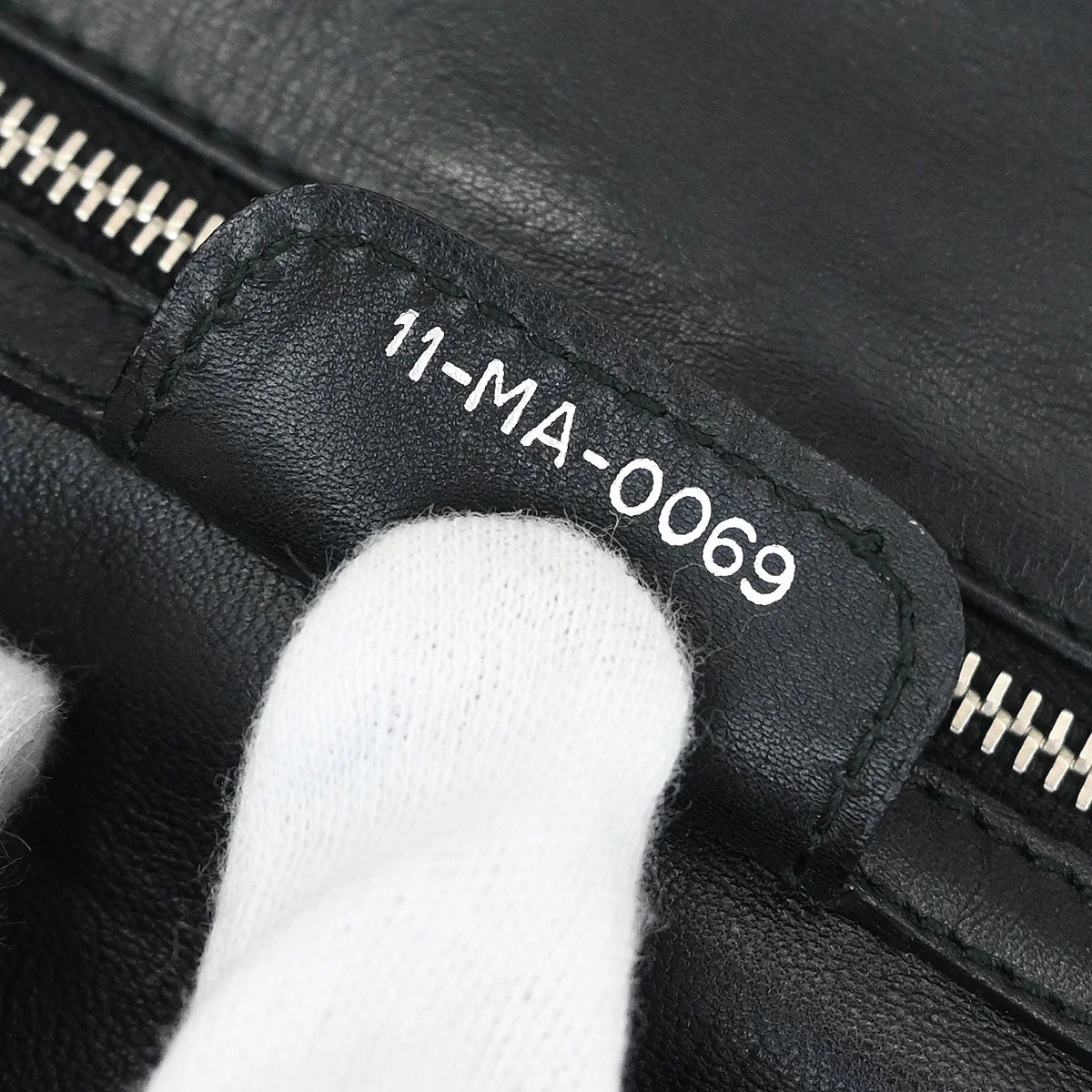 Christian Dior Black Lambskin Demi Lune Handbag - Image 10