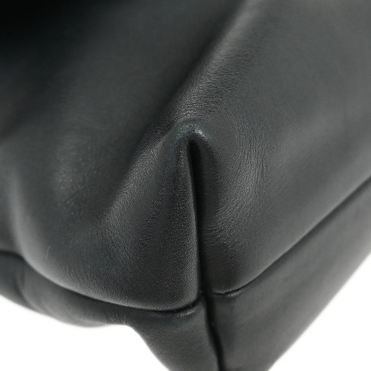 Christian Dior Black Lambskin Demi Lune Handbag - Image 3