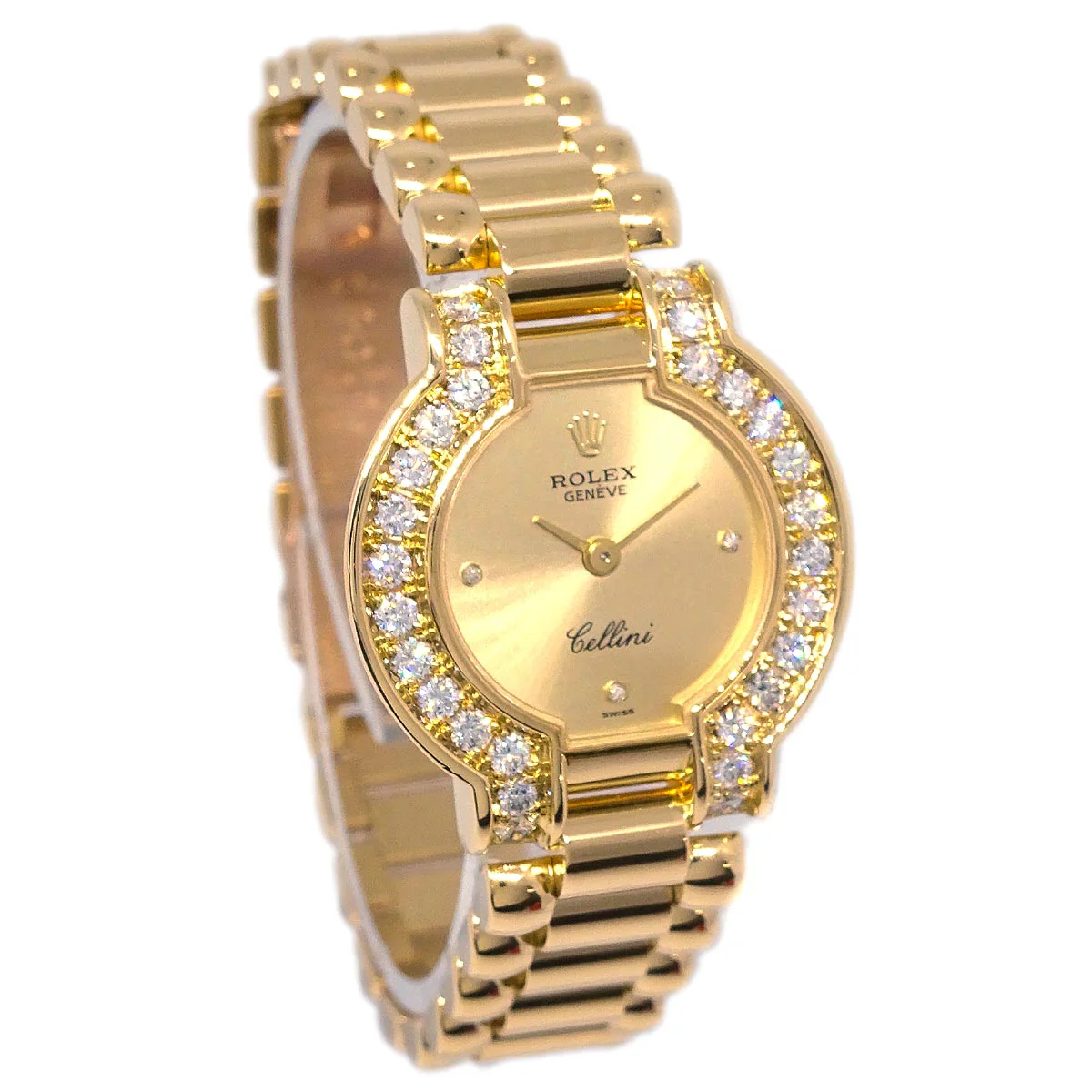 Rolex Cellini Ref.2253 Manual-winding Watch 18KYG Diamond - Image 2
