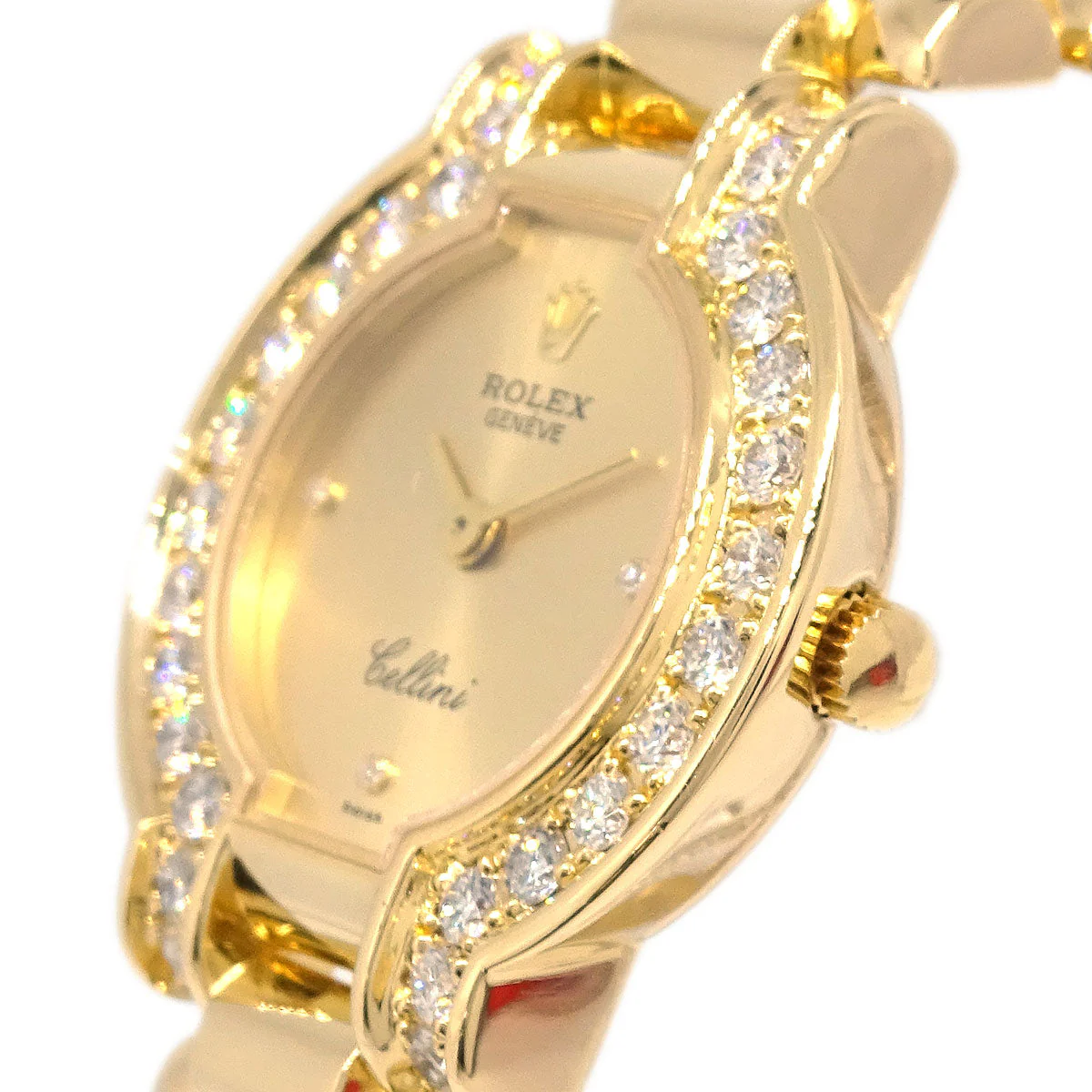 Rolex Cellini Ref.2253 Manual-winding Watch 18KYG Diamond - Image 3