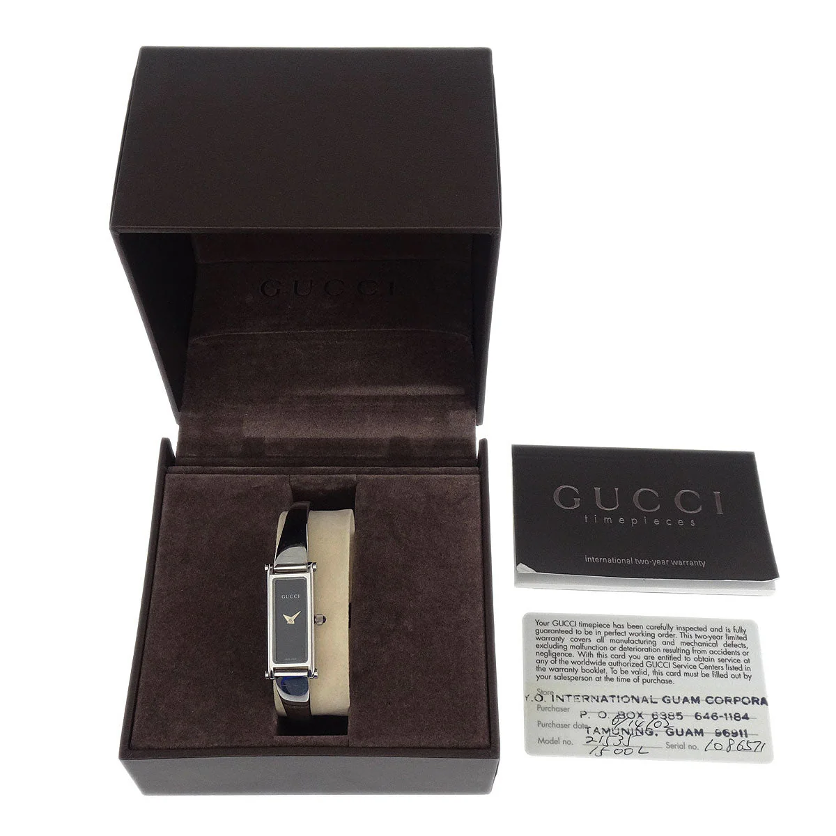 Gucci 1500L Quartz Watch SS - Image 3
