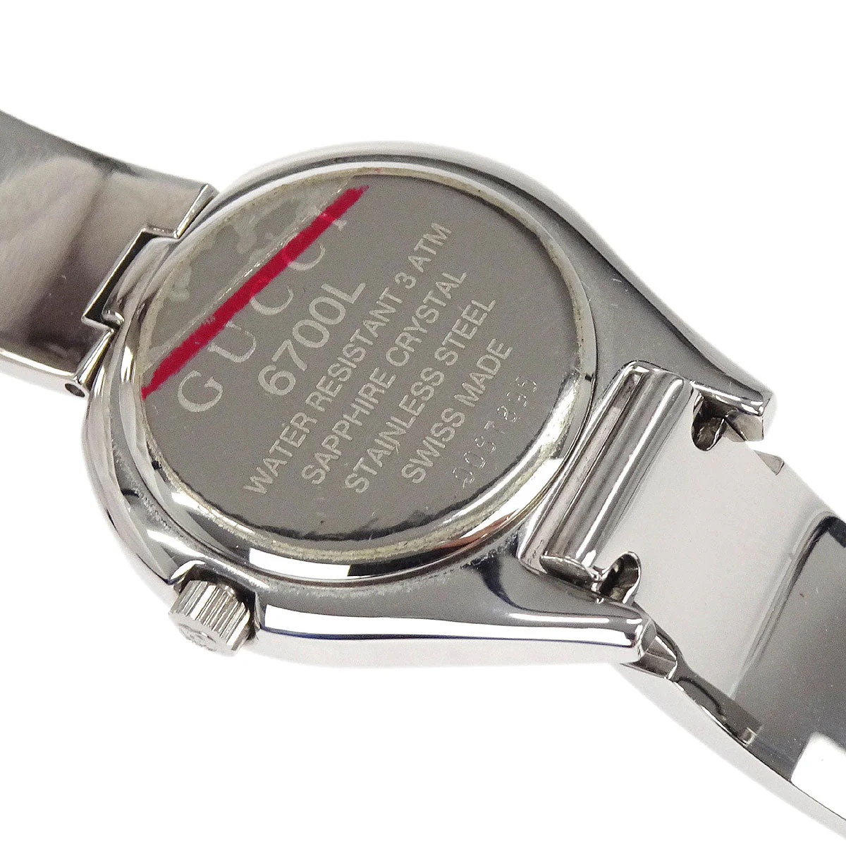 Gucci 6700L Quartz Watch SS - Image 7