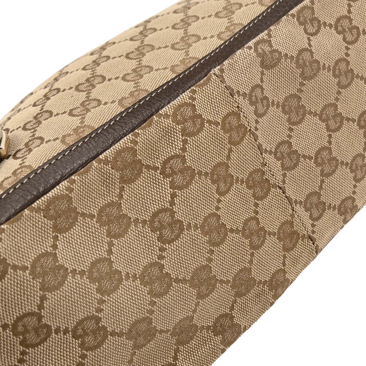 Gucci Beige Canvas GG Abbey D Ring Tote Handbag - Image 3