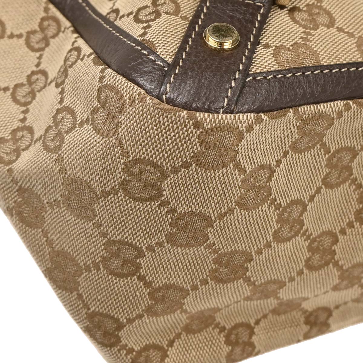 Gucci Beige Canvas GG Abbey D Ring Tote Handbag - Image 4