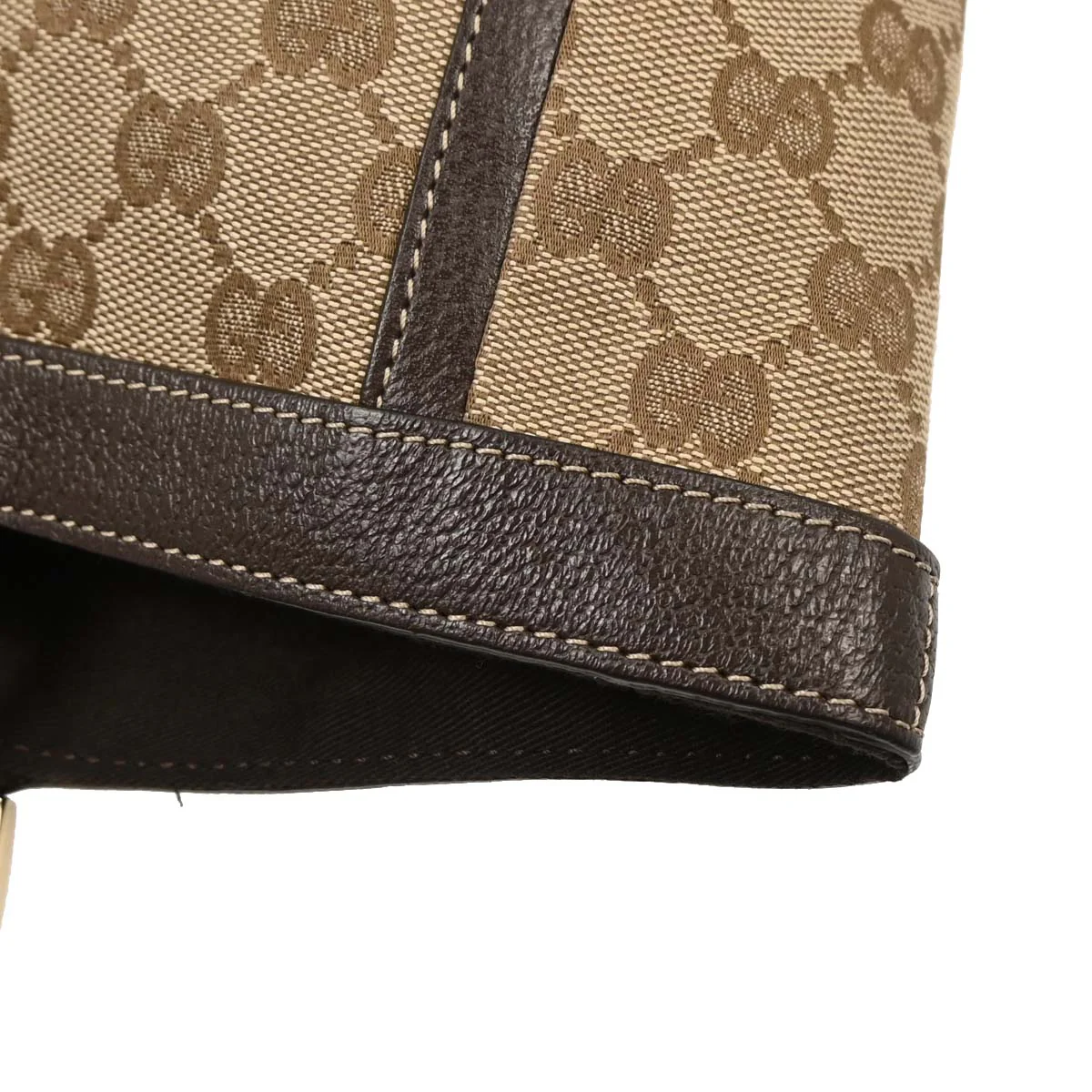Gucci Beige Canvas GG Abbey D Ring Tote Handbag - Image 5