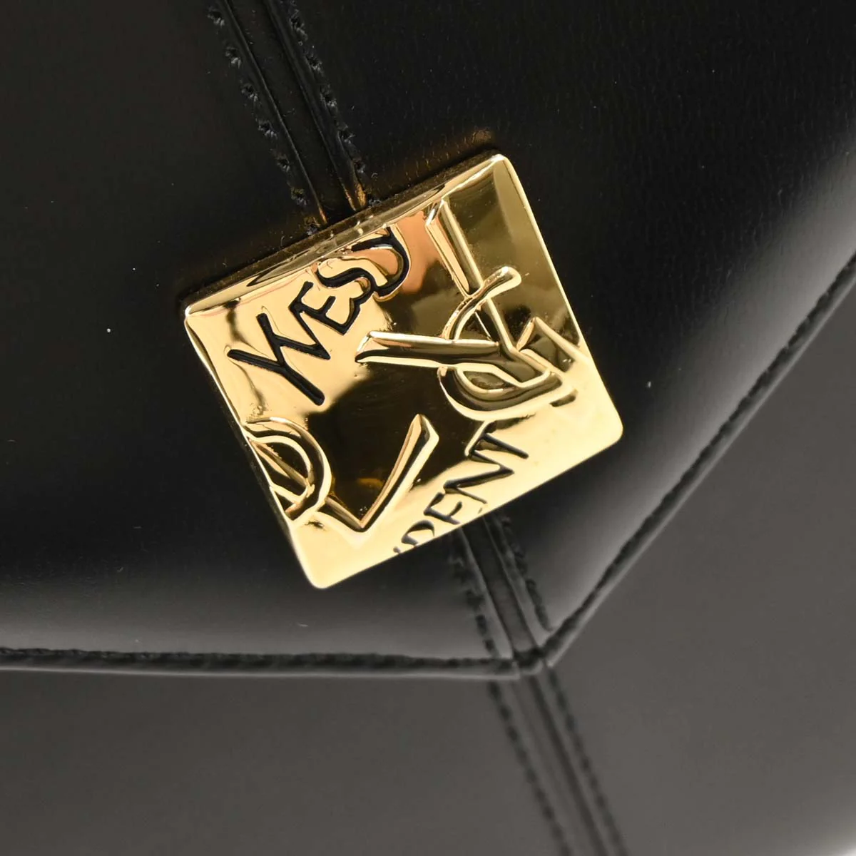 Yves Saint Laurent Black Leather Handbag - Image 7