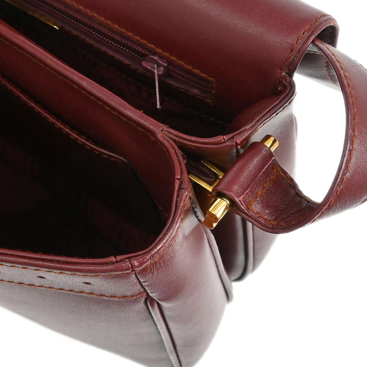 Cartier Bordeaux Shoulder Bag - Image 6