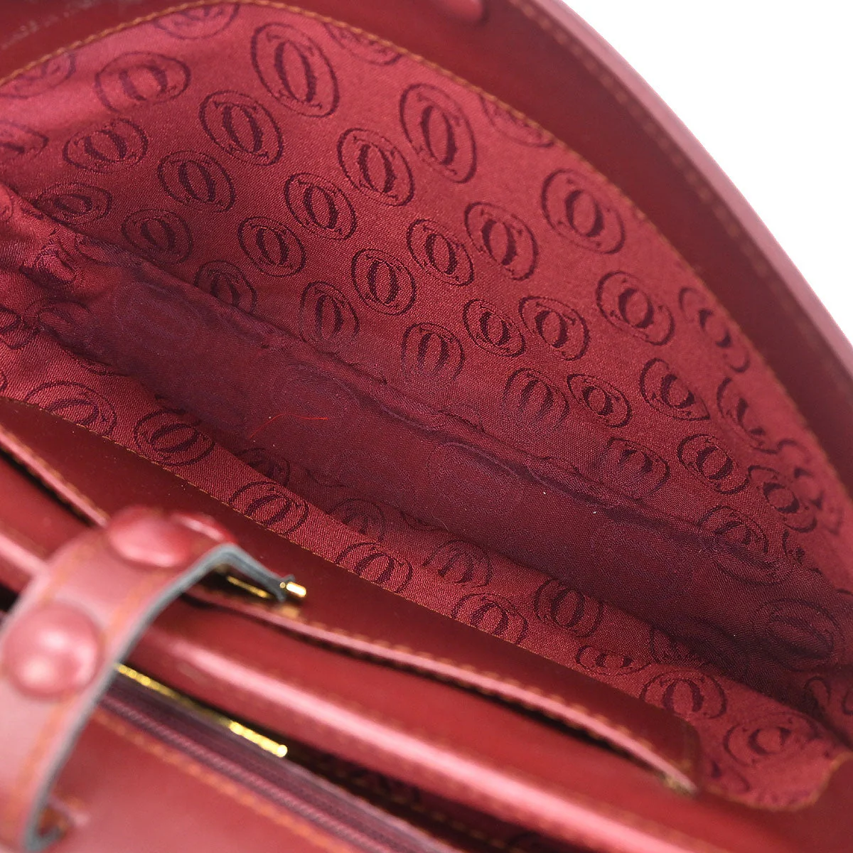 Cartier Bordeaux Shoulder Bag - Image 7