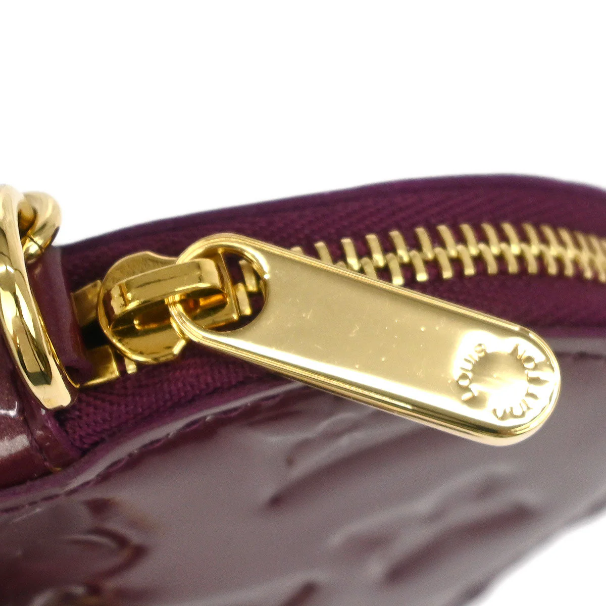 Louis Vuitton 2008 Vernis Purple Porte Monnaie Coeur Coin Wallet M93563 - Image 4