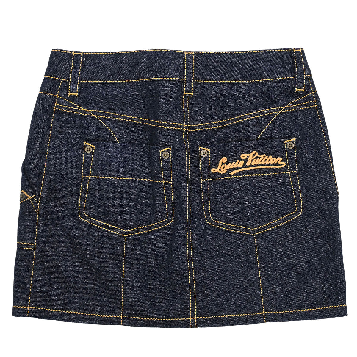 Louis Vuitton Denim Skirt Indigo #36 - Image 2