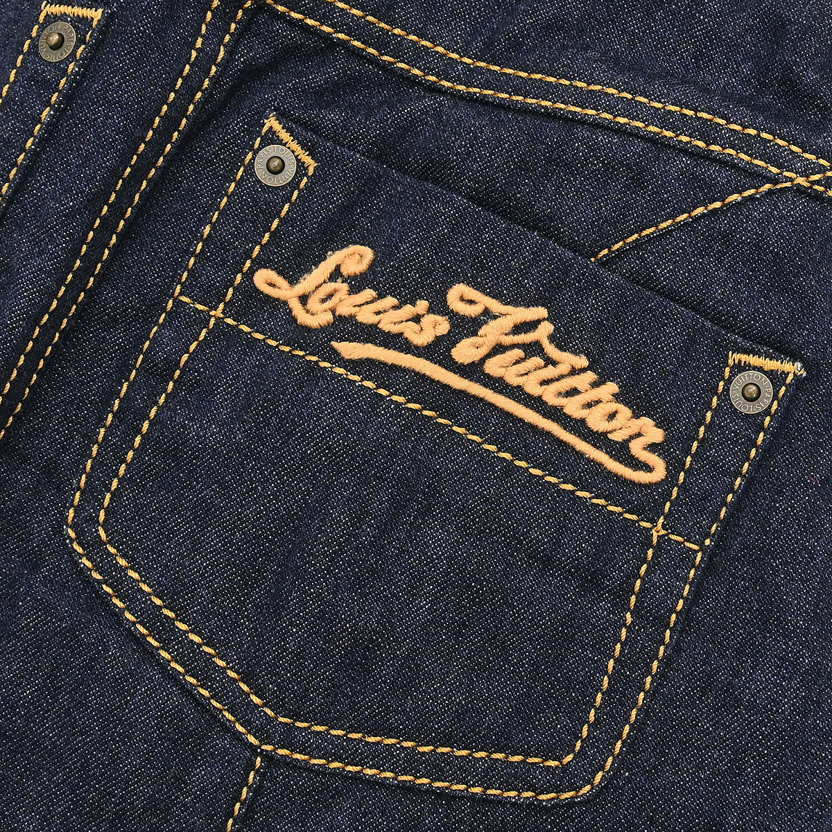 Louis Vuitton Denim Skirt Indigo #36 - Image 3