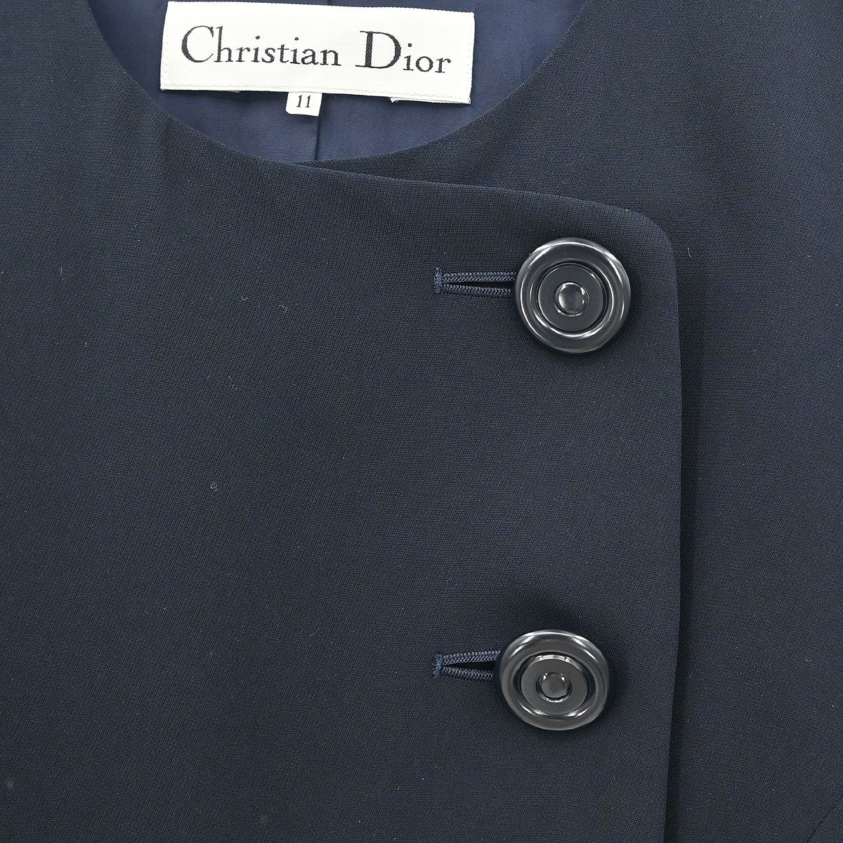 Christian Dior Coat Navy #38–40 - Image 4