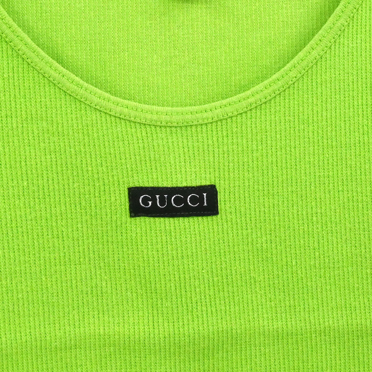 Gucci Sleeveless Tank Top Green #M - Image 3