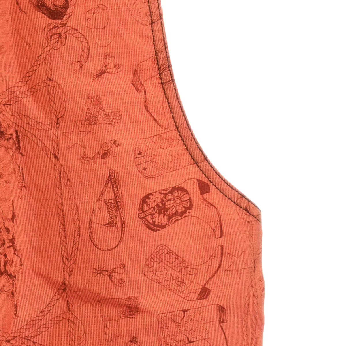 Hermes Sleeveless Top Orange #38 - Image 3