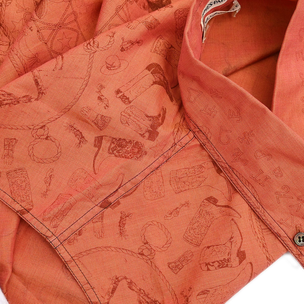 Hermes Sleeveless Top Orange #38 - Image 7