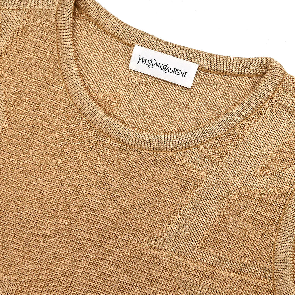 Yves Saint Laurent Tank Sleeveless Top Beige #M - Image 3