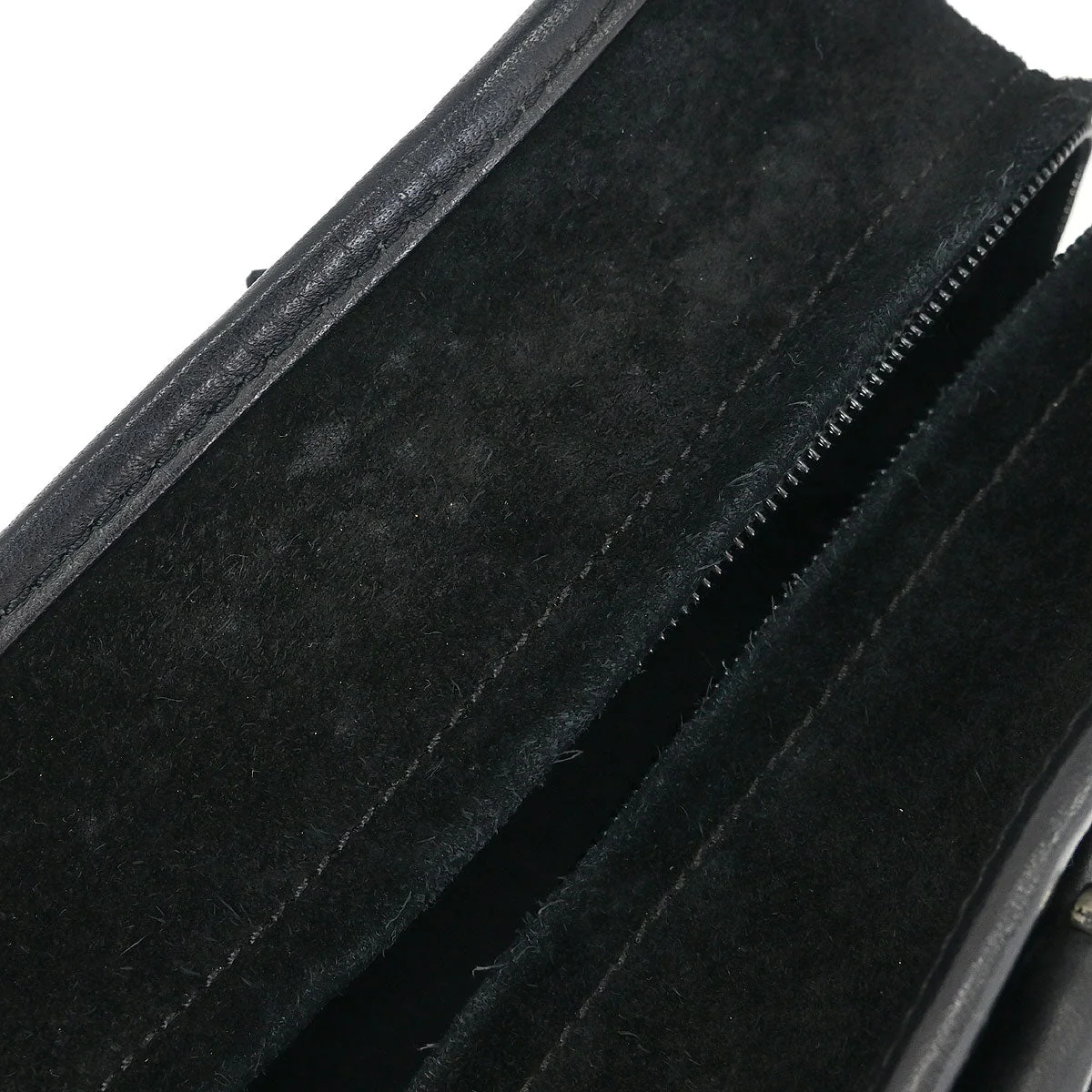 Loewe Black Suede Amazona 28 Handbag - Image 9