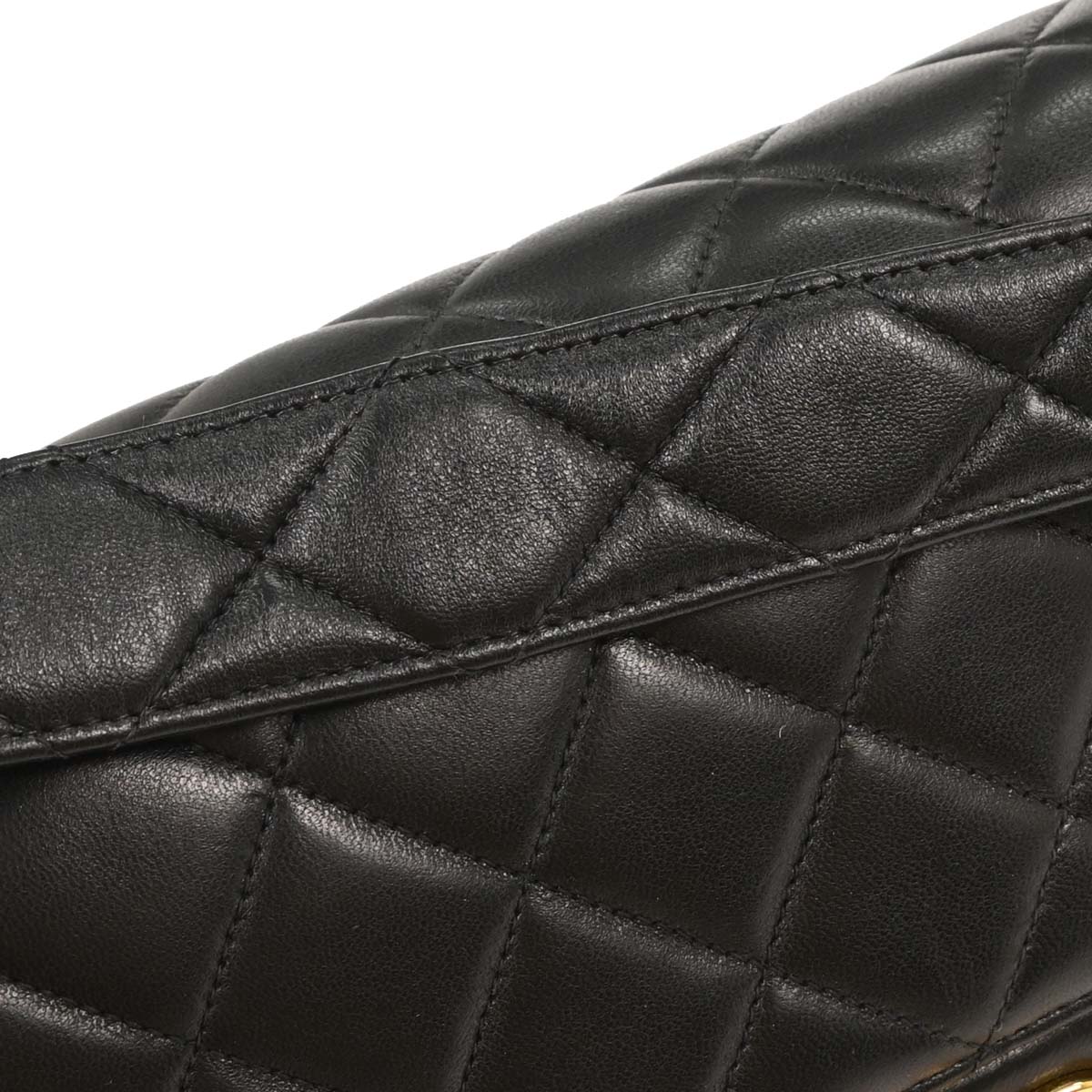 Chanel 1994-1996 Black Lambskin Double Sided Handbag - Image 3