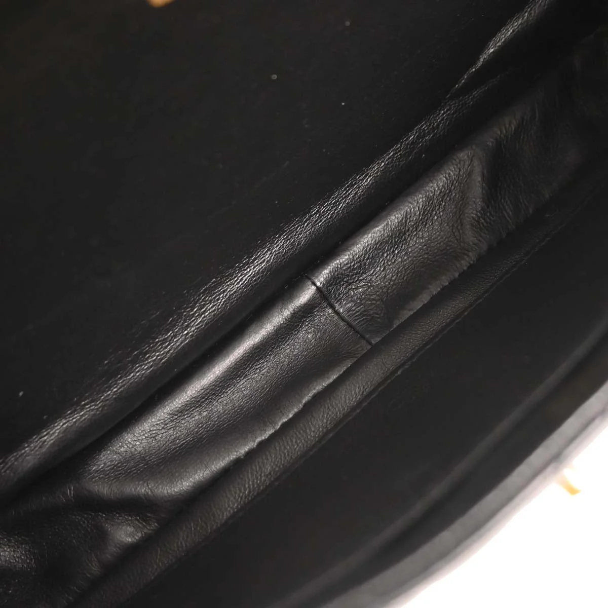 Chanel 1994-1996 Black Lambskin Double Sided Handbag - Image 6