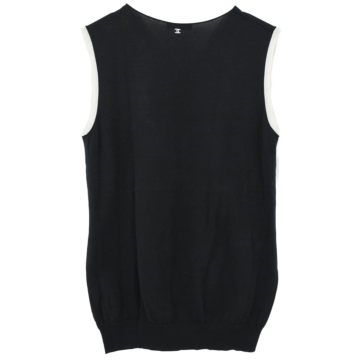 Chanel Sleeveless Top Black #42 - Image 2