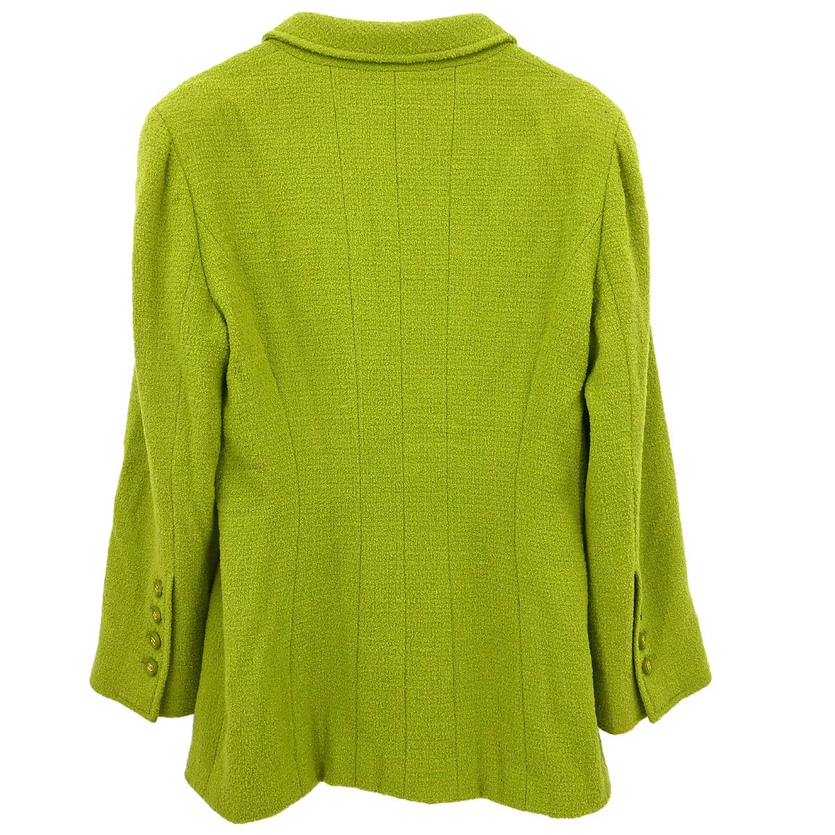 Chanel Double Breasted Jacket Green - Image 2