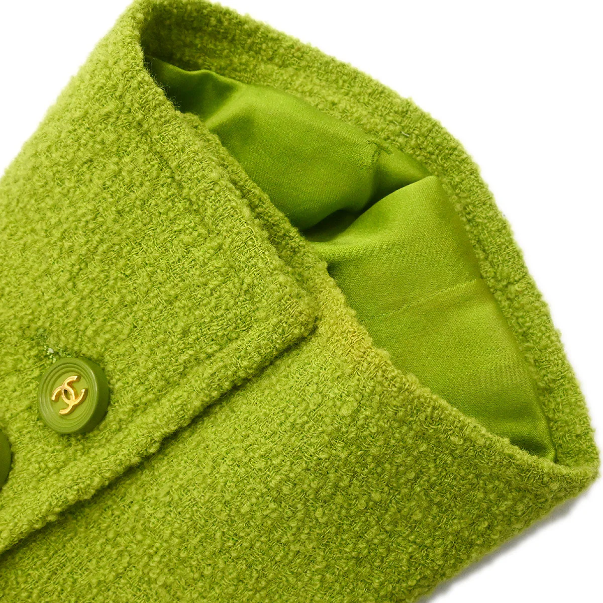 Chanel Double Breasted Jacket Green - Image 3