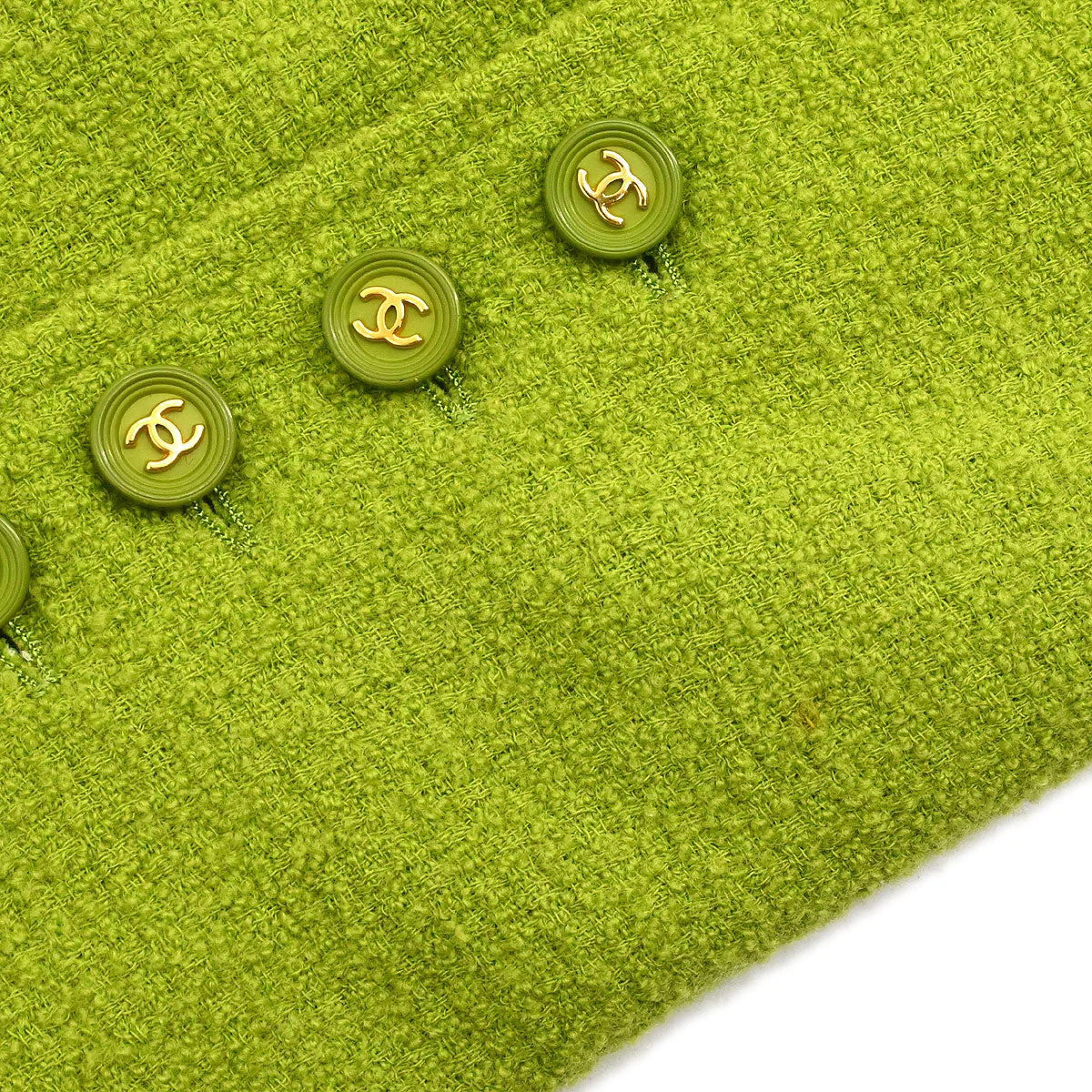 Chanel Double Breasted Jacket Green - Image 6