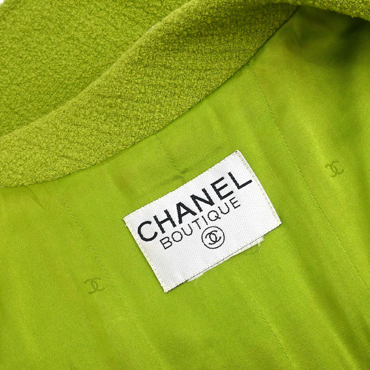 Chanel Double Breasted Jacket Green - Image 9