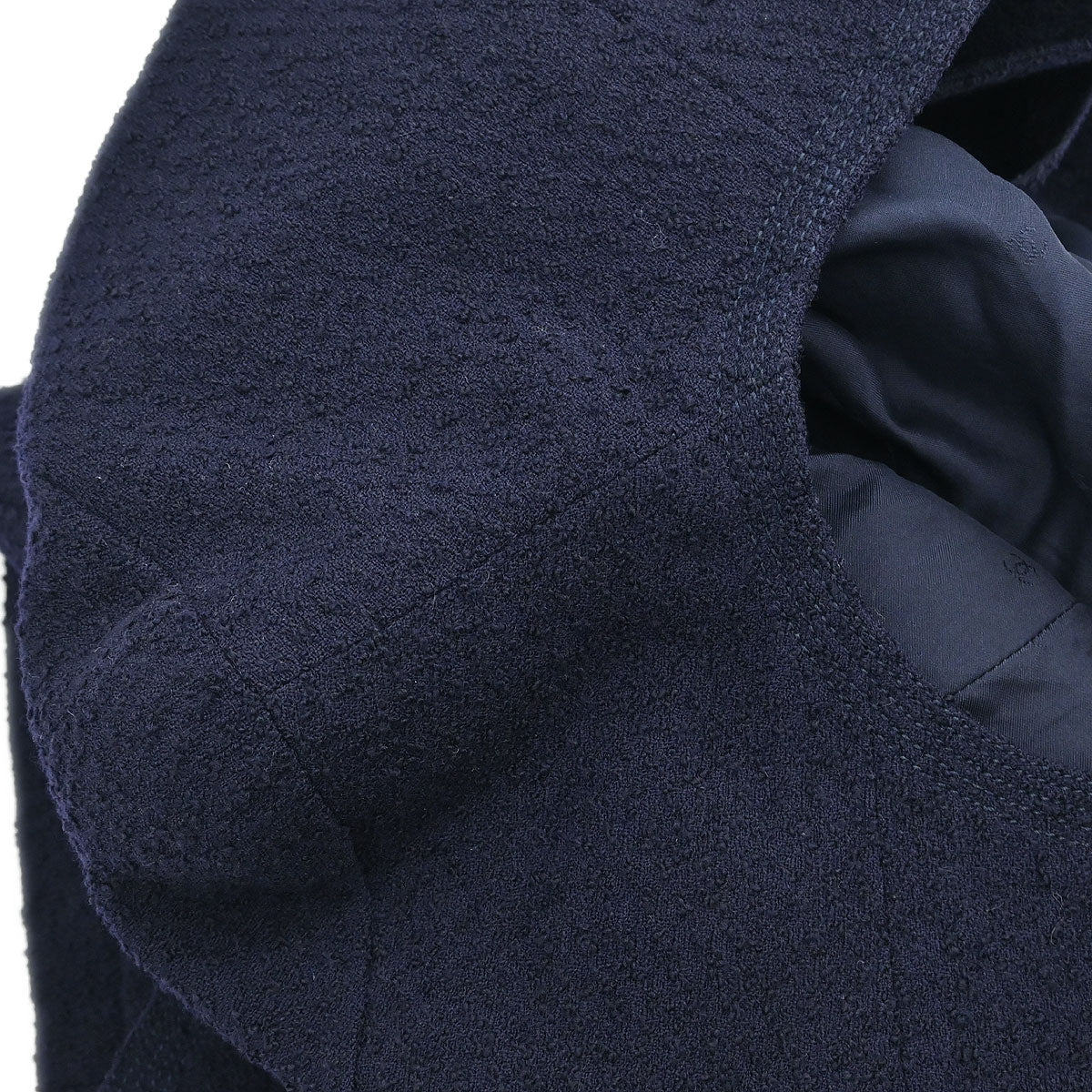 Chanel 1996 Collarless Jacket Navy #42 - Image 6