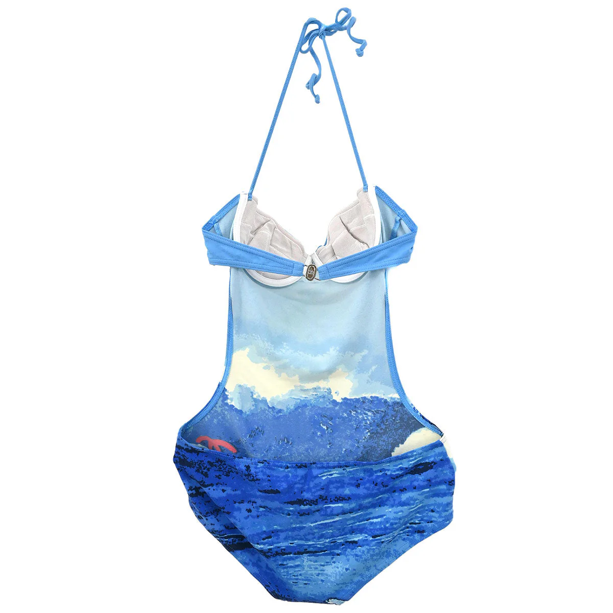 Chanel Surf Line Swimwear Swimsuit Blue #40 - Image 2