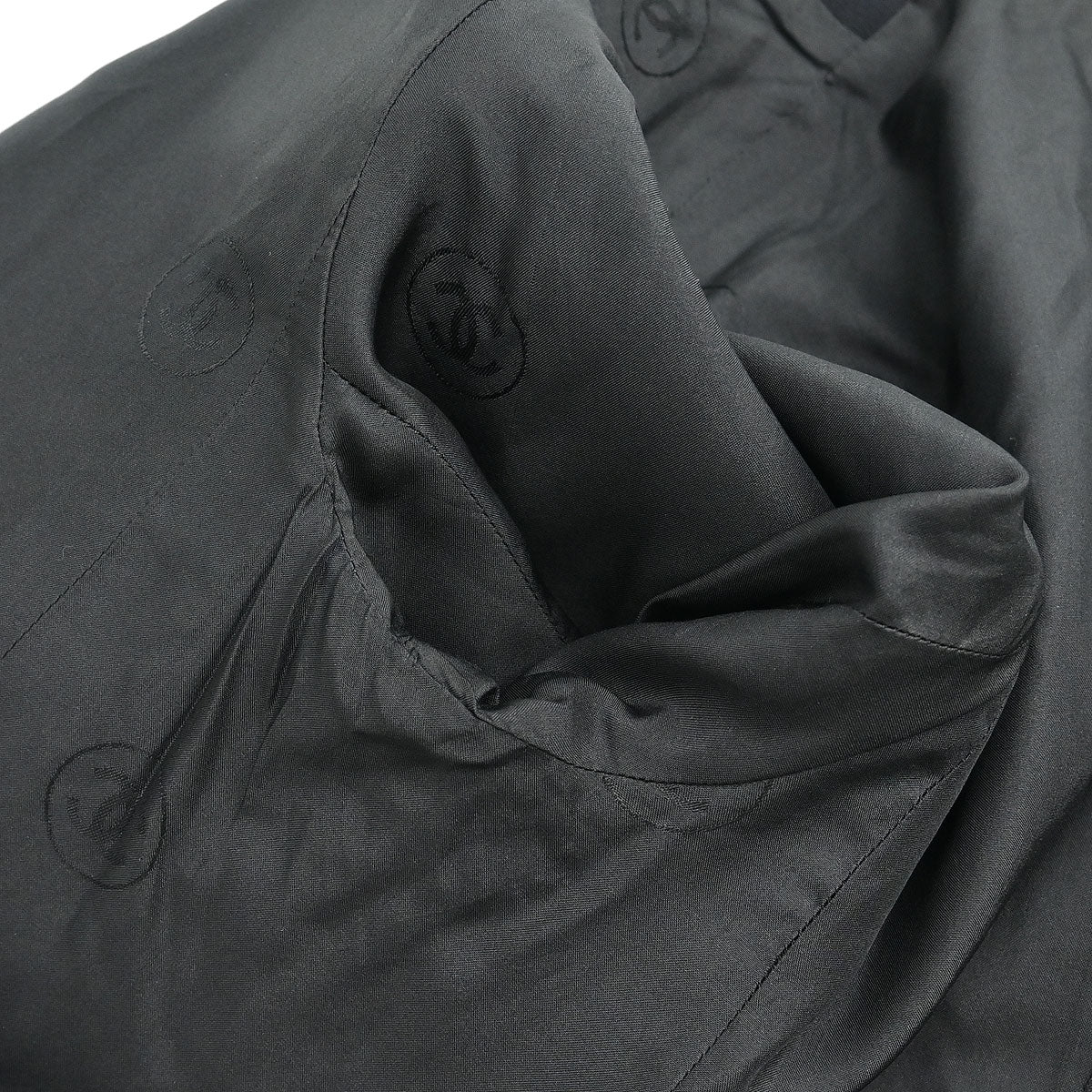Chanel Single Breasted Jacket Black #36 - Image 8