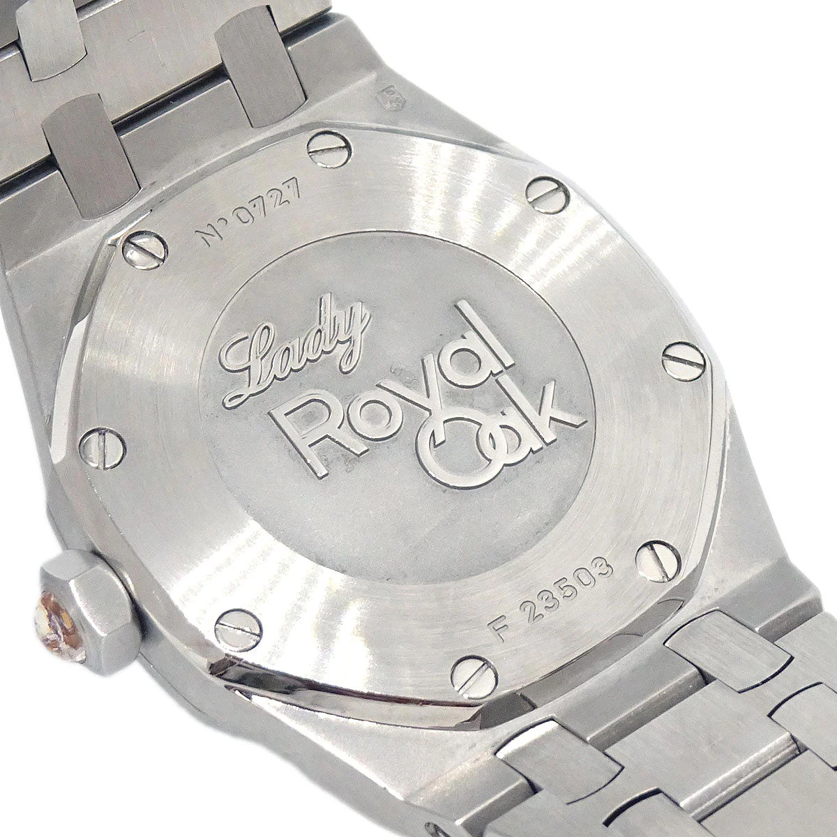 Audemars Piguet Royal Oak Ice Blue Ref.67601ST Quartz Watch SS Diamond 34mm - Image 7