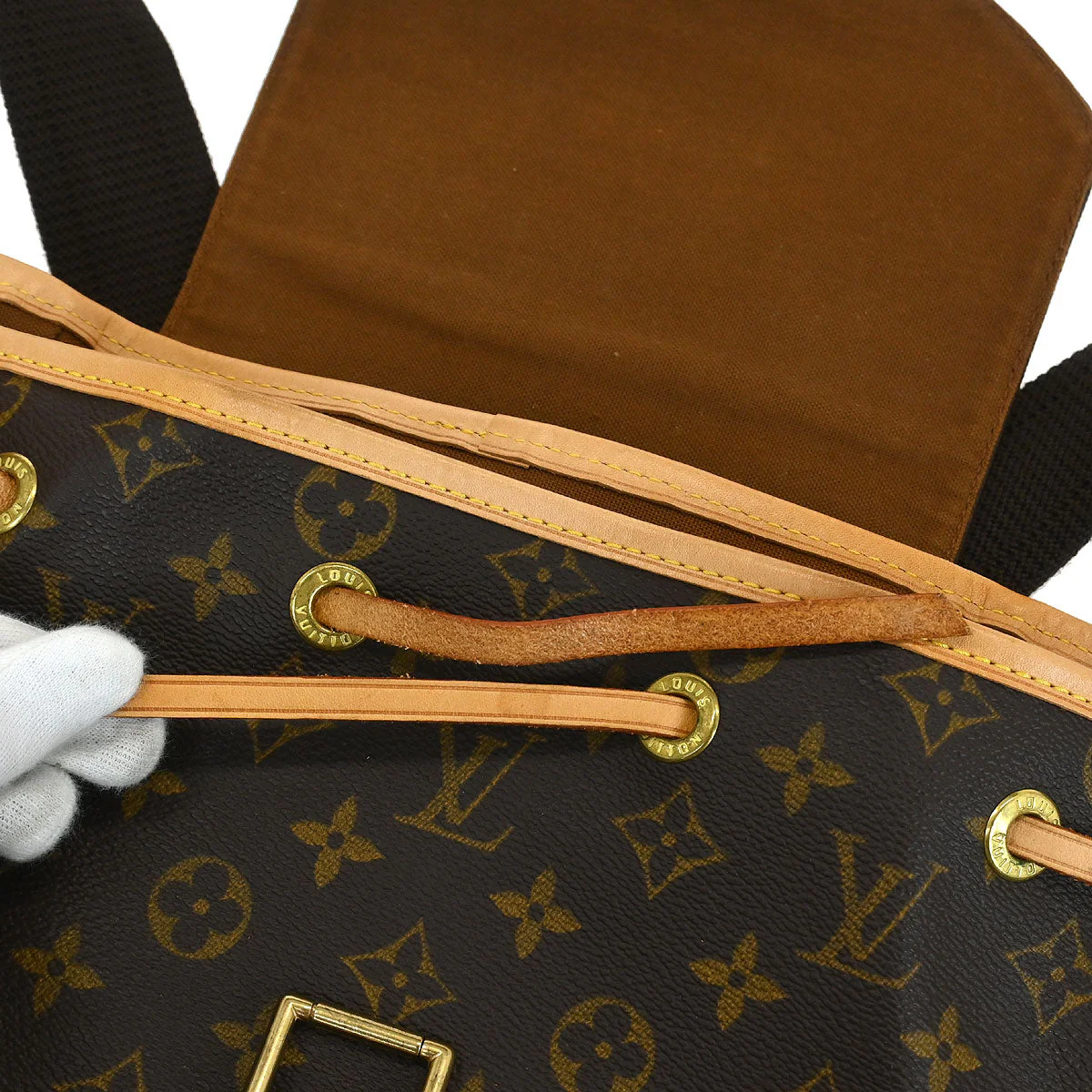Louis Vuitton Monogram Montsouris GM Backpack M51135 - Image 9