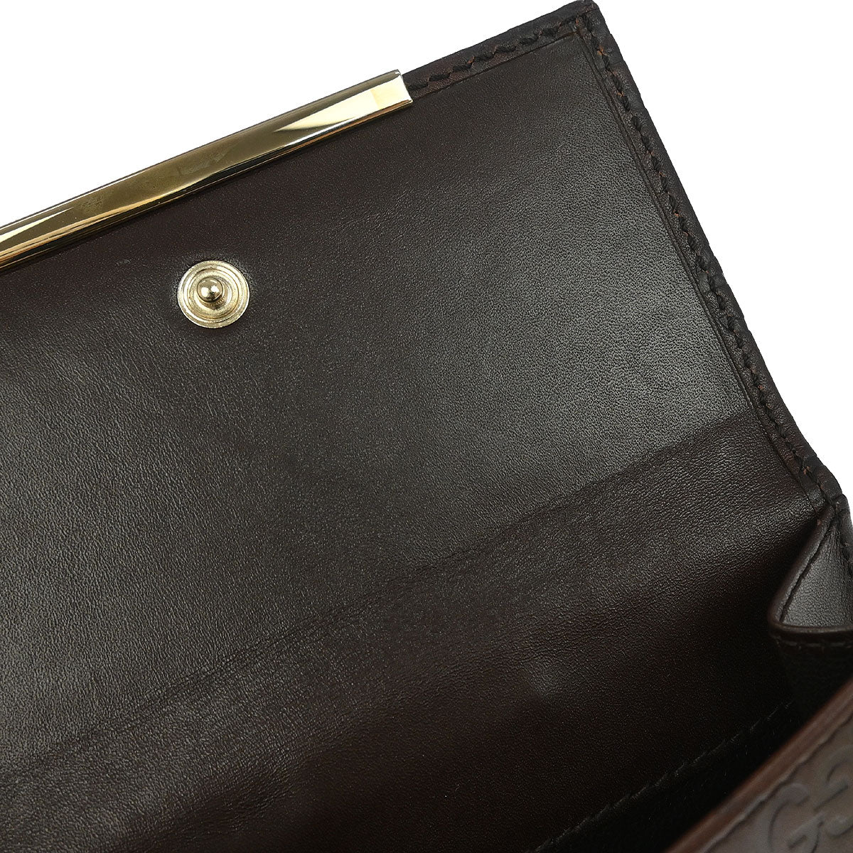 Gucci Brown Guccissima Leather GG Wallet - Image 4