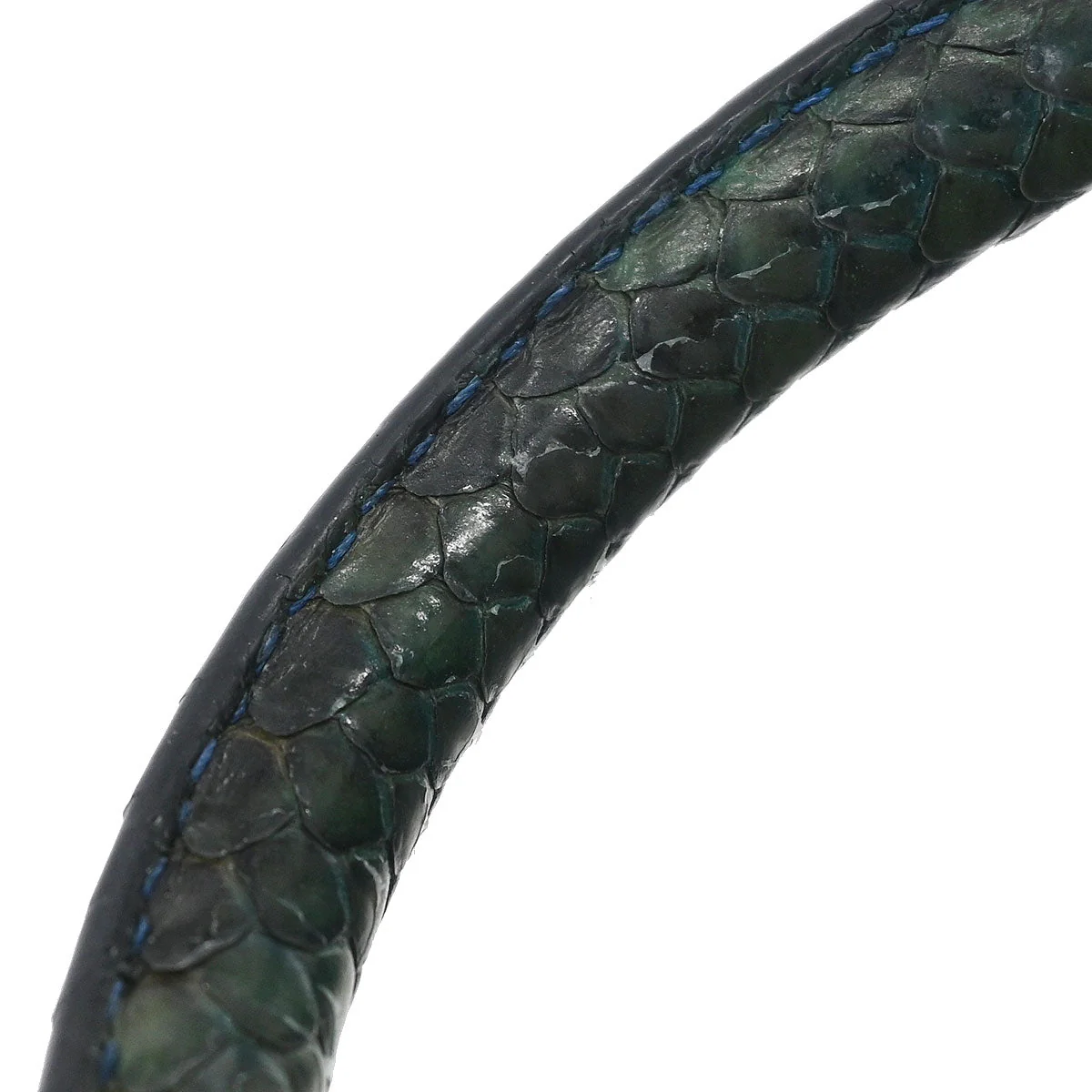 Loewe * Green Python Amazona 28 Handbag - Image 3