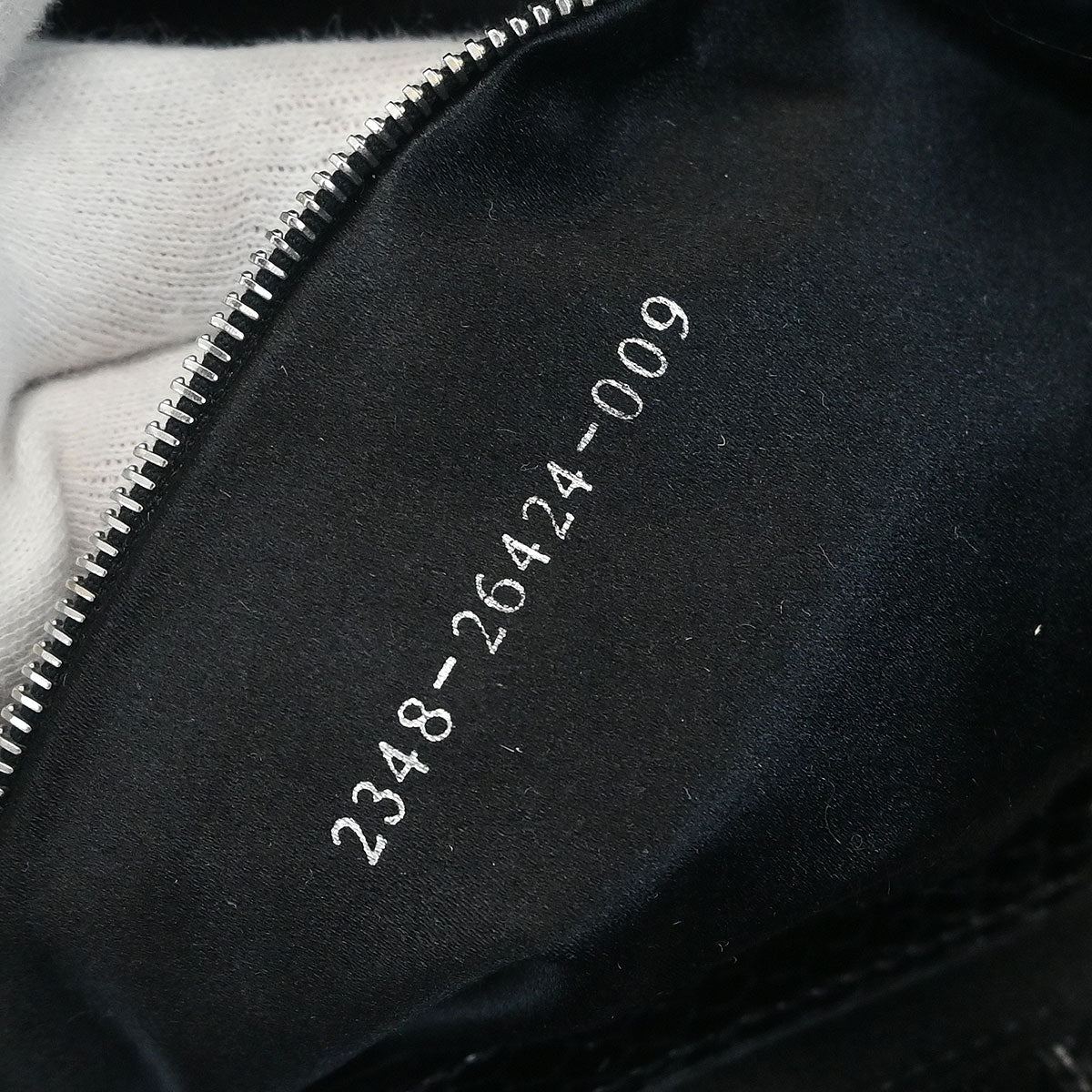 Fendi * Black Python Baguette Handbag - Image 10