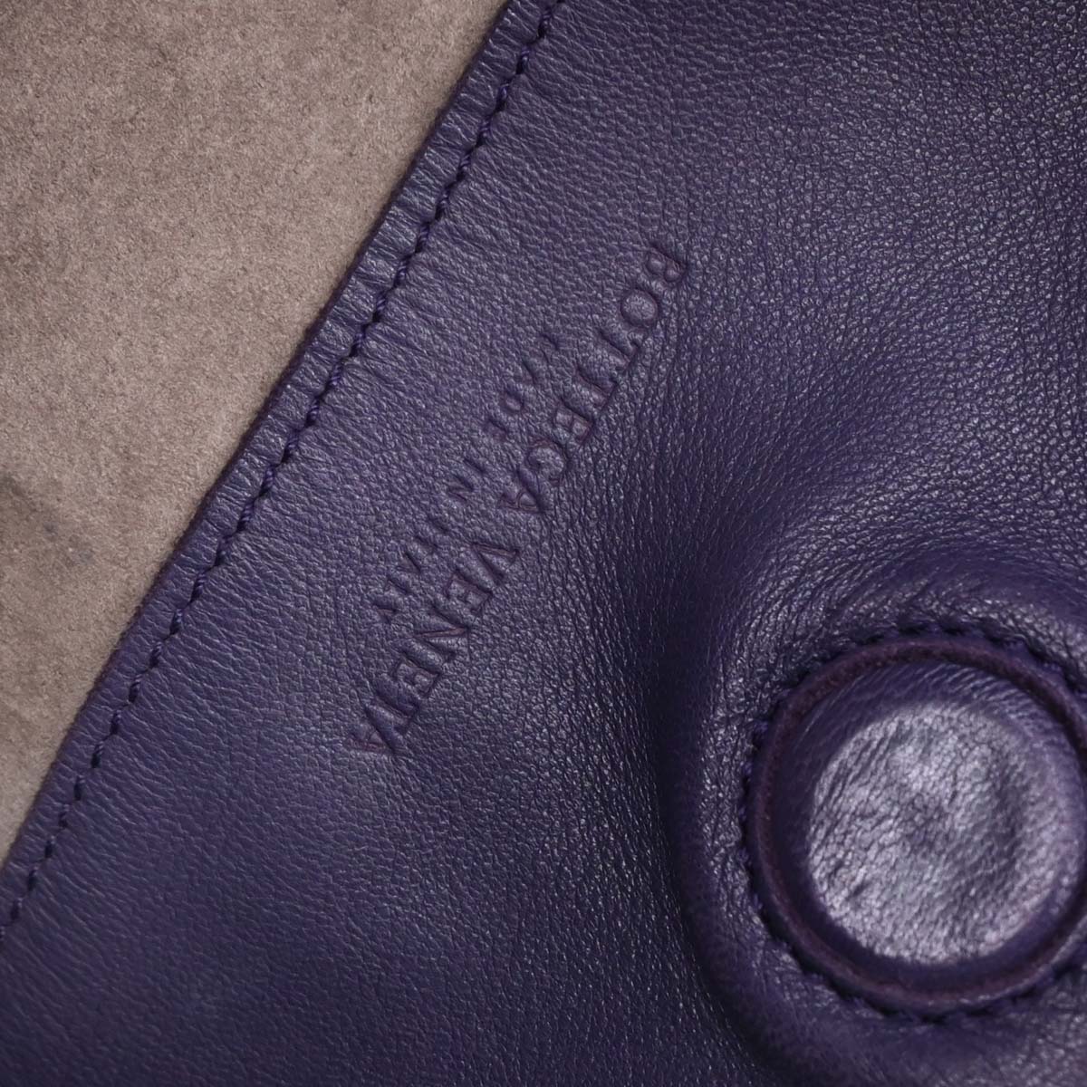 Bottega Veneta Purple Lambskin Intrecciato Tote Bag - Image 8