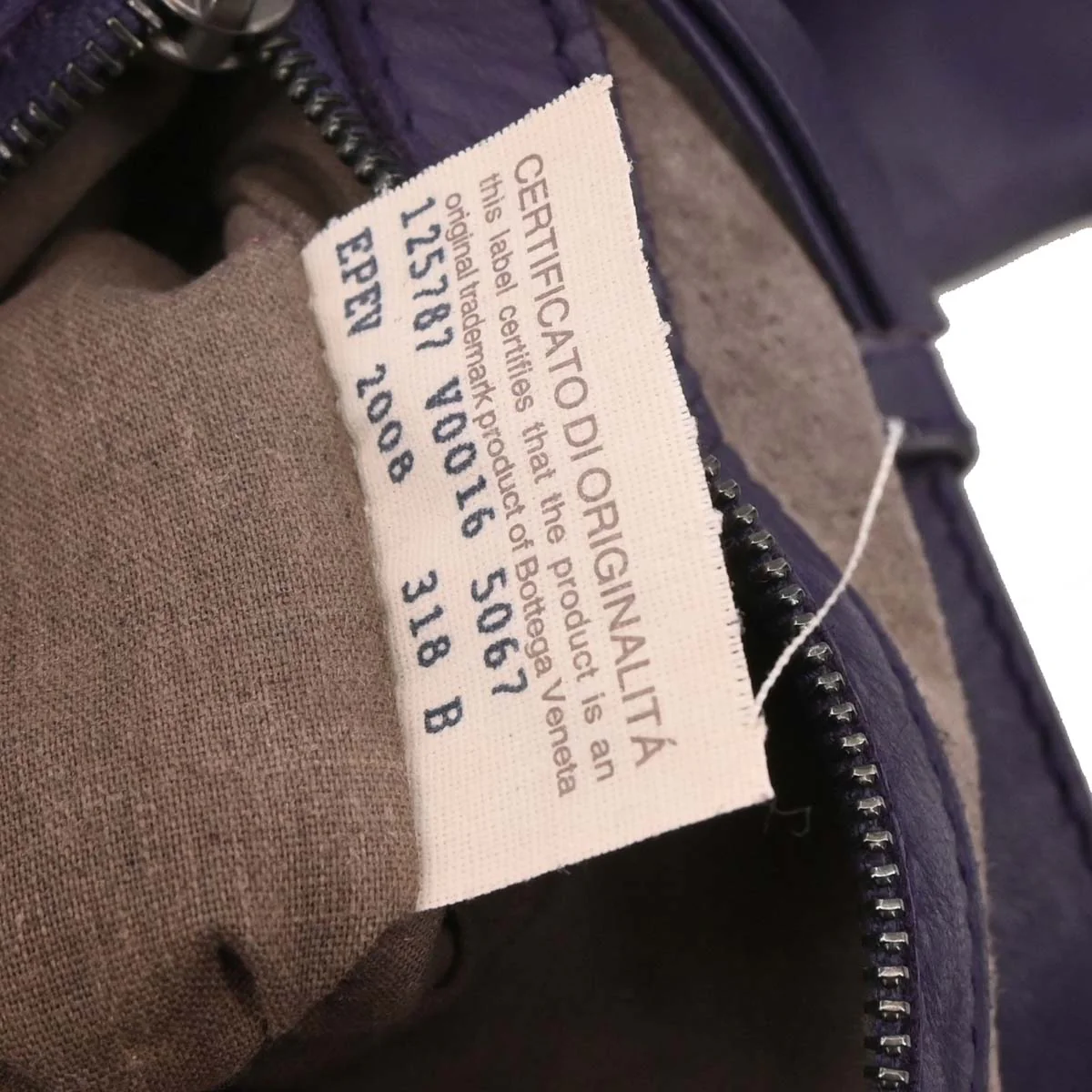 Bottega Veneta Purple Lambskin Intrecciato Tote Bag - Image 9