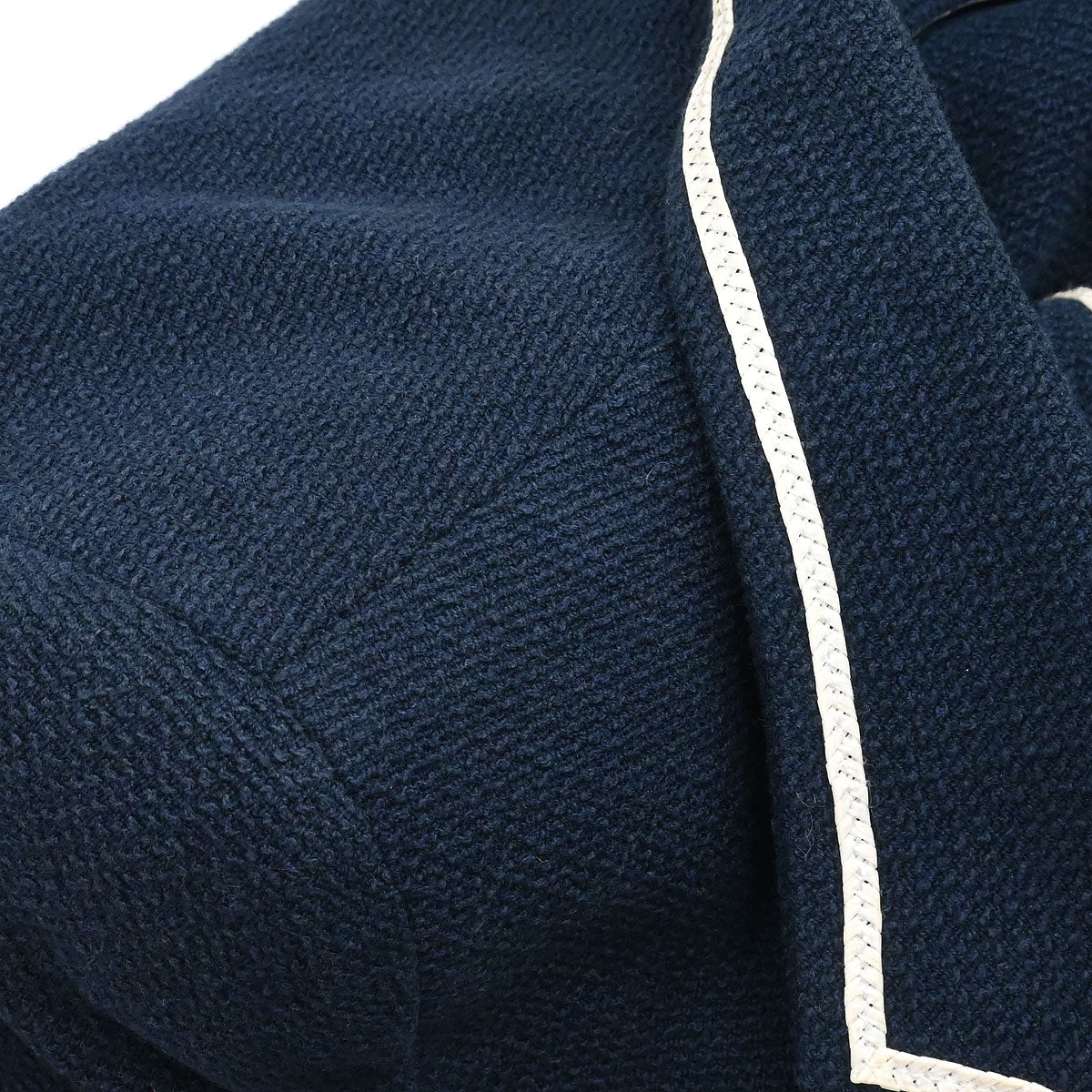 Chanel 1995 Single Breasted Jacket Navy #38 - Image 3