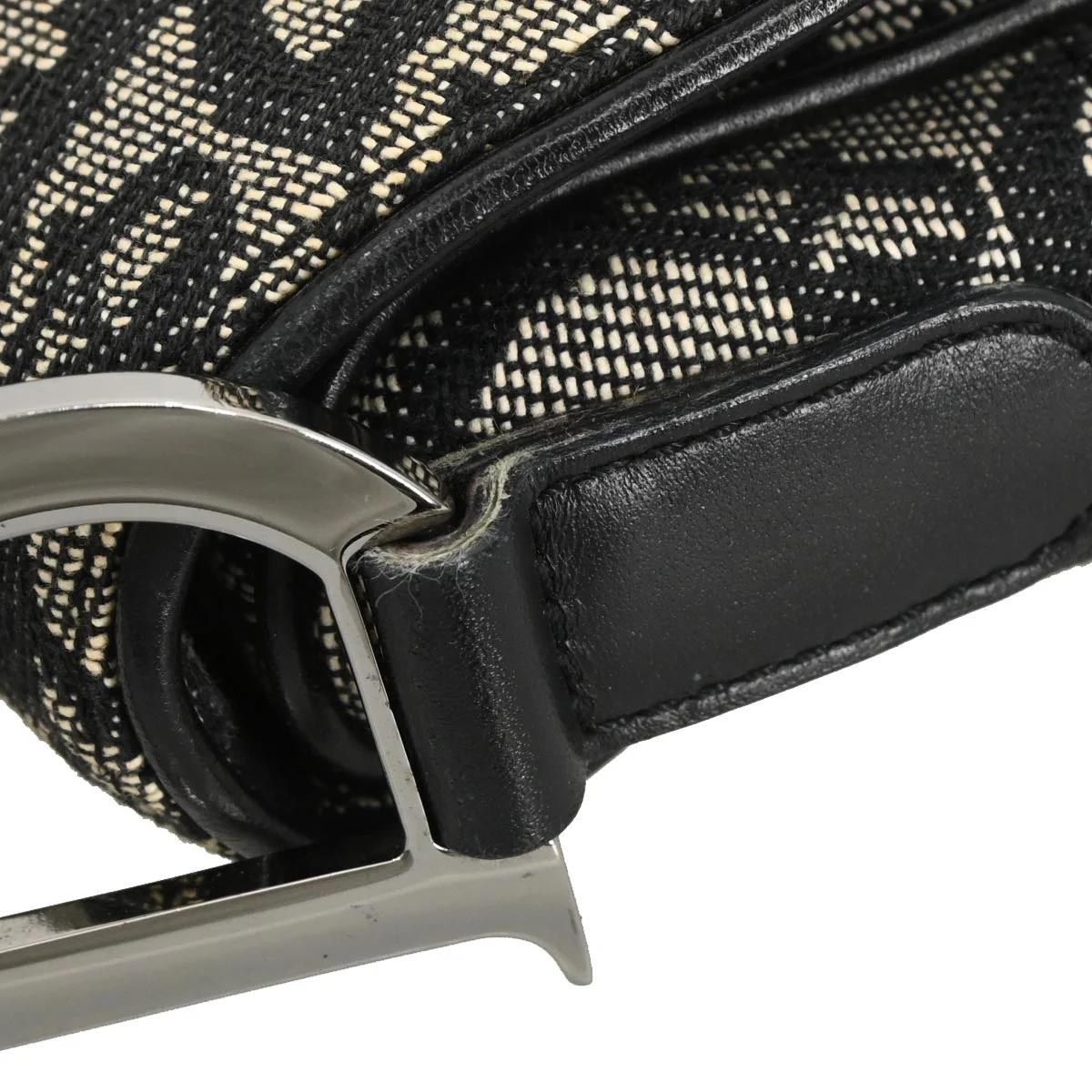 Christian Dior Black Trotter Saddle Handbag - Image 3