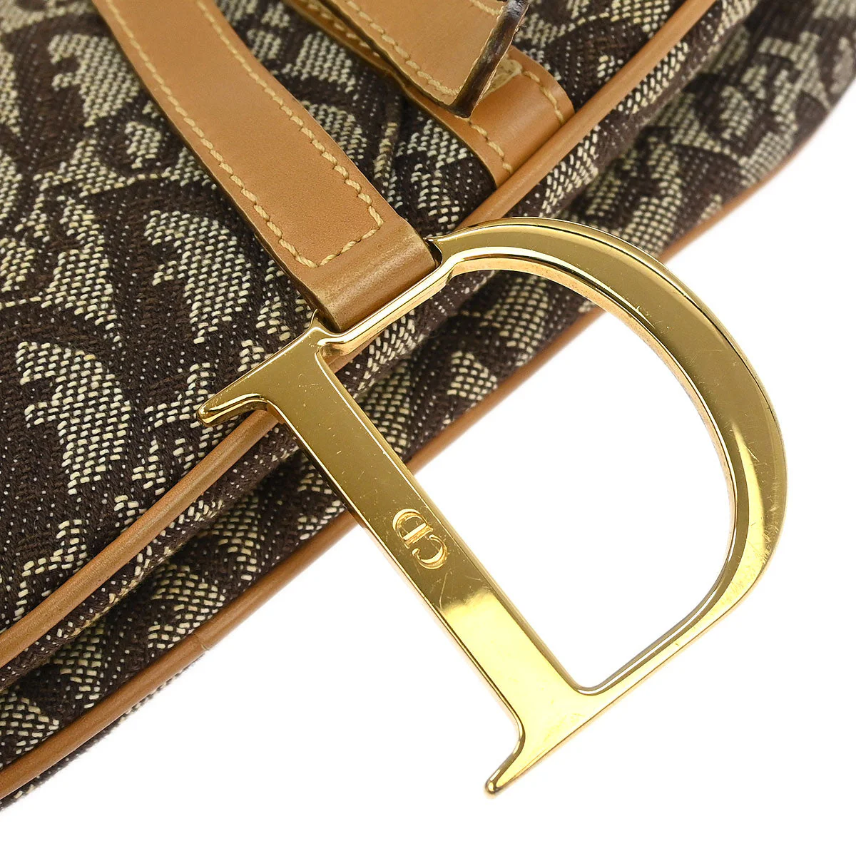 Christian Dior Brown Trotter Saddle Handbag - Image 3