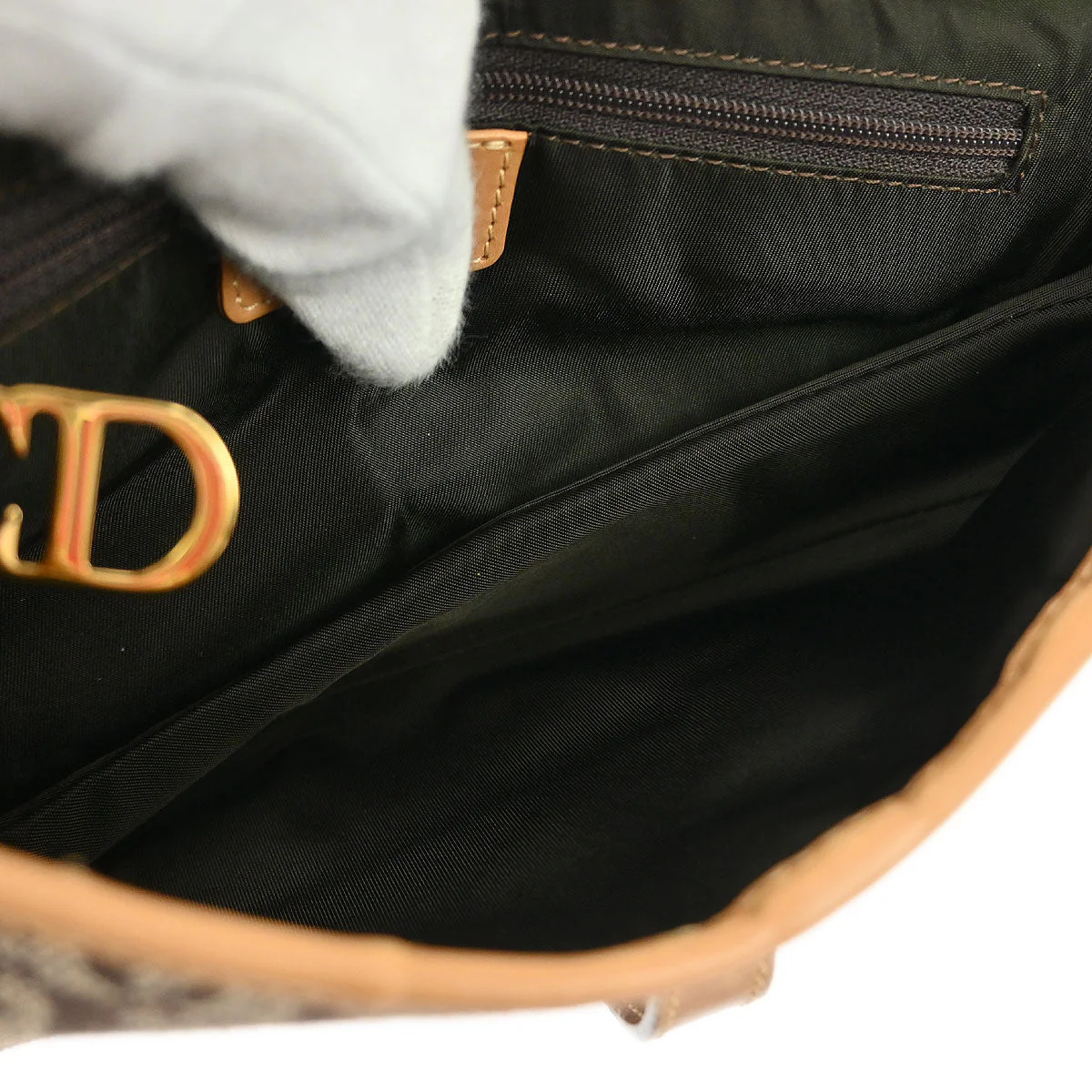 Christian Dior Brown Trotter Saddle Handbag - Image 8