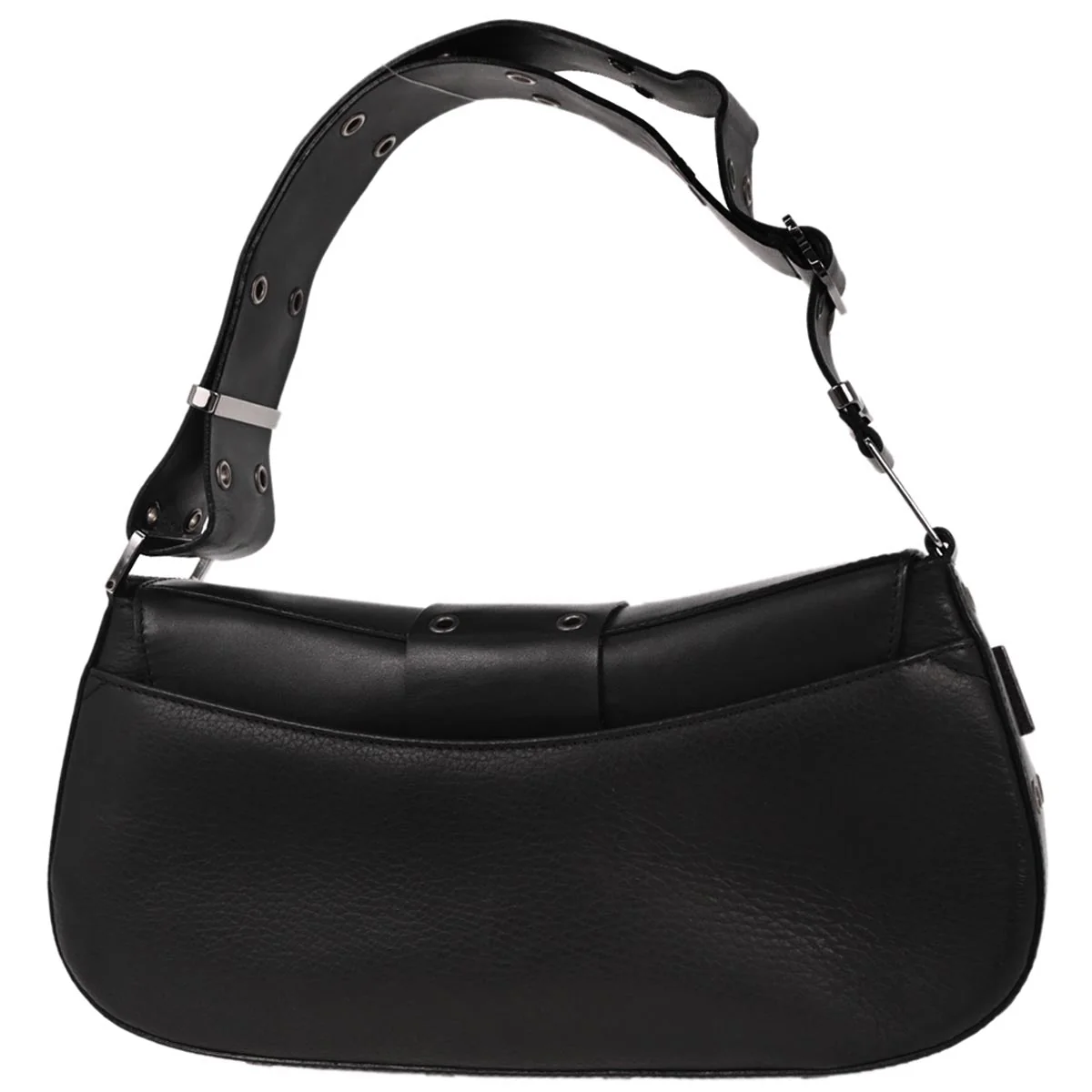 Christian Dior Black Leather Street Chic Columbus Shoulder Bag - Image 2