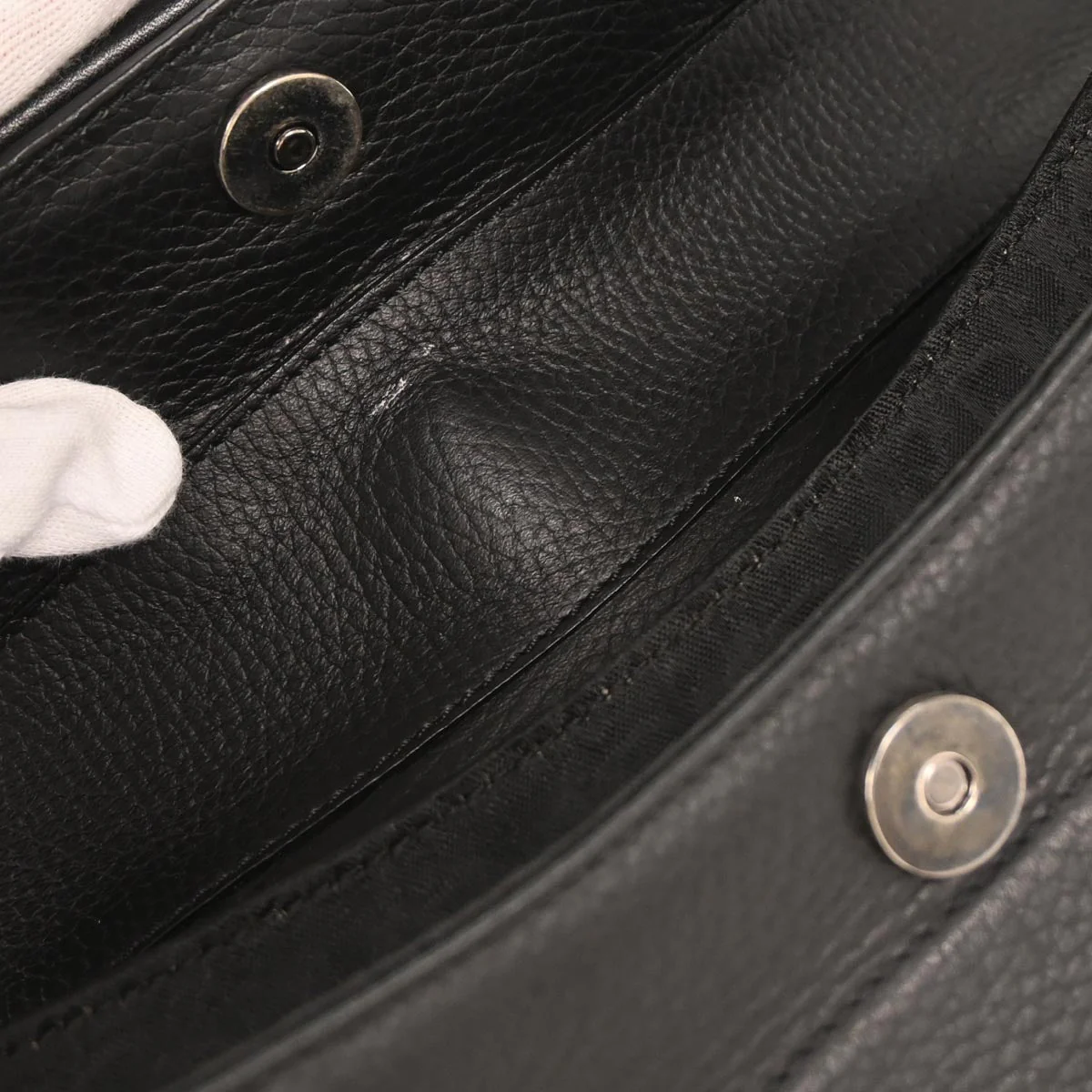 Christian Dior Black Leather Street Chic Columbus Shoulder Bag - Image 8