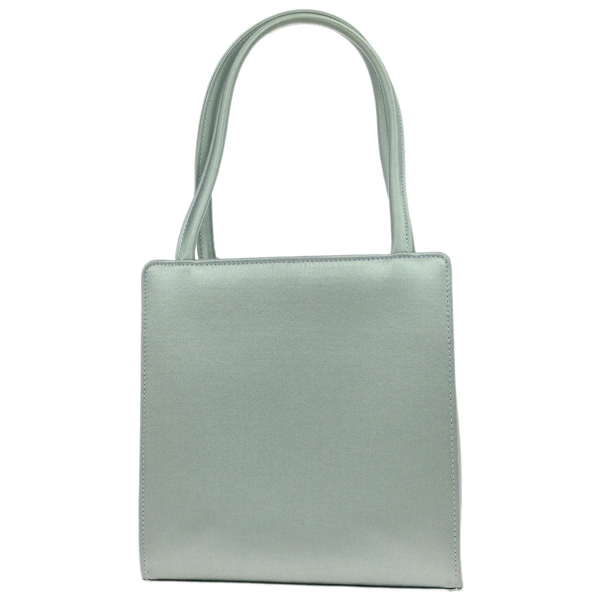 Christian Dior Mint Green Satin Handbag - Image 2