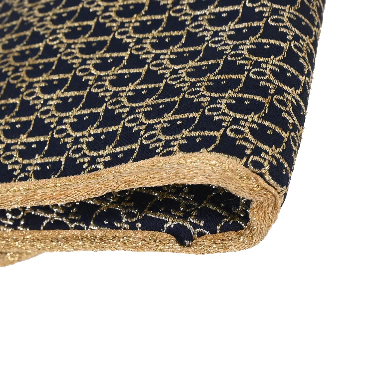Christian Dior Navy Canvas Trotter Shoulder Bag - Image 4