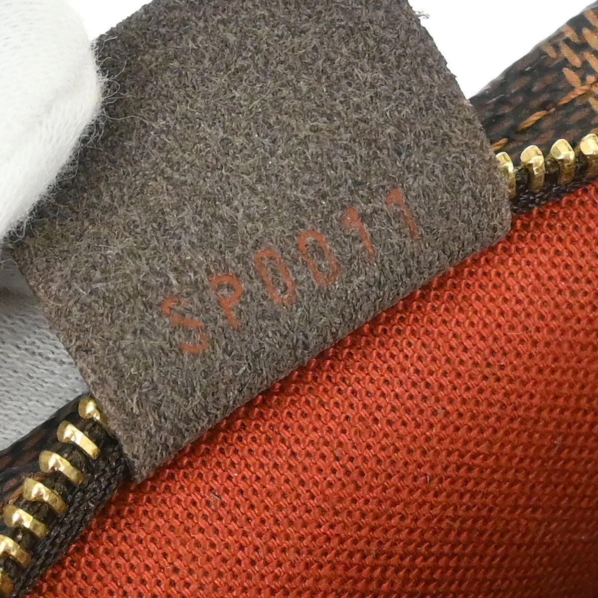 Louis Vuitton 2001 Damier Trousse Makeup Handbag N51982 - Image 7