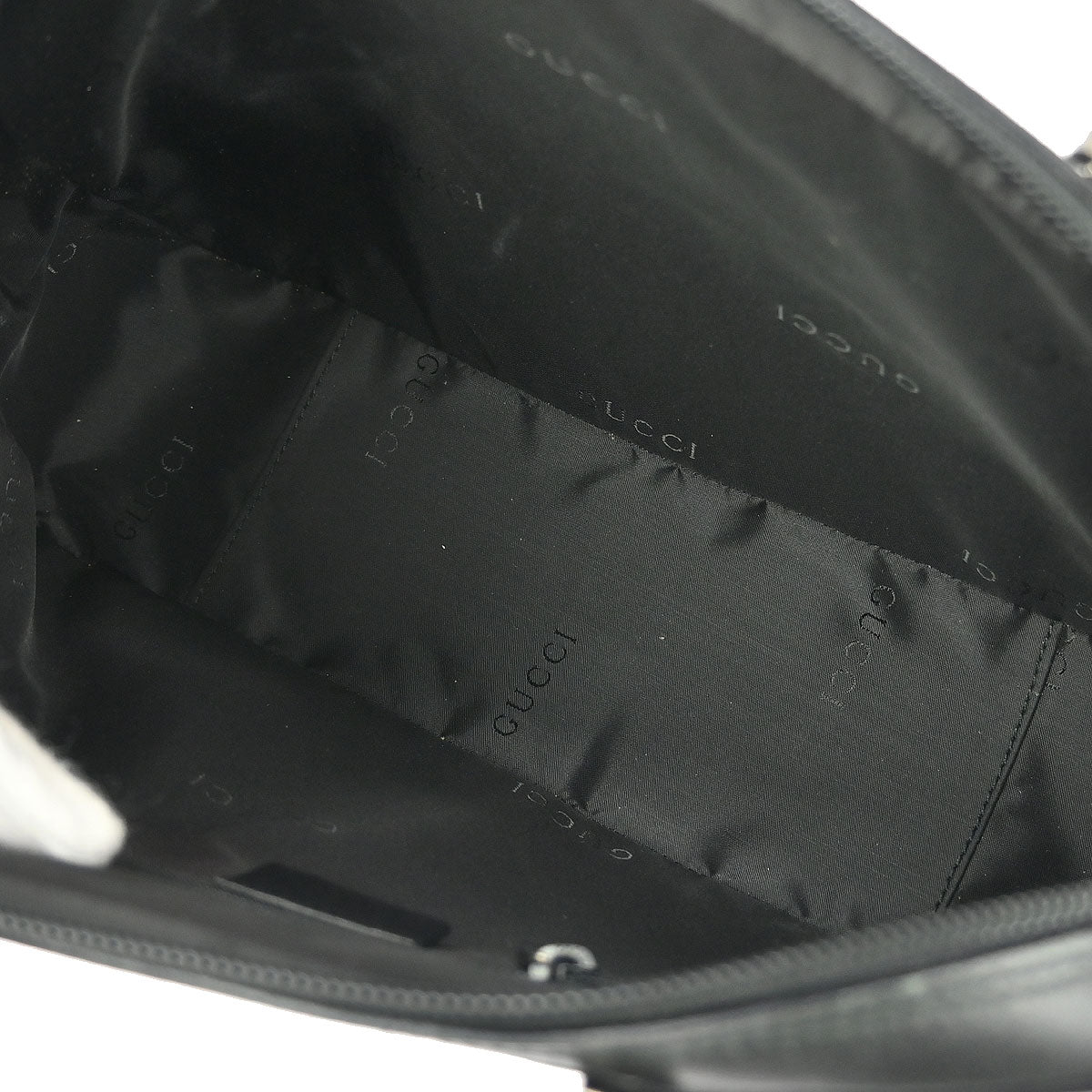 Gucci Black Leather Bamboo 2way Shoulder Handbag - Image 8