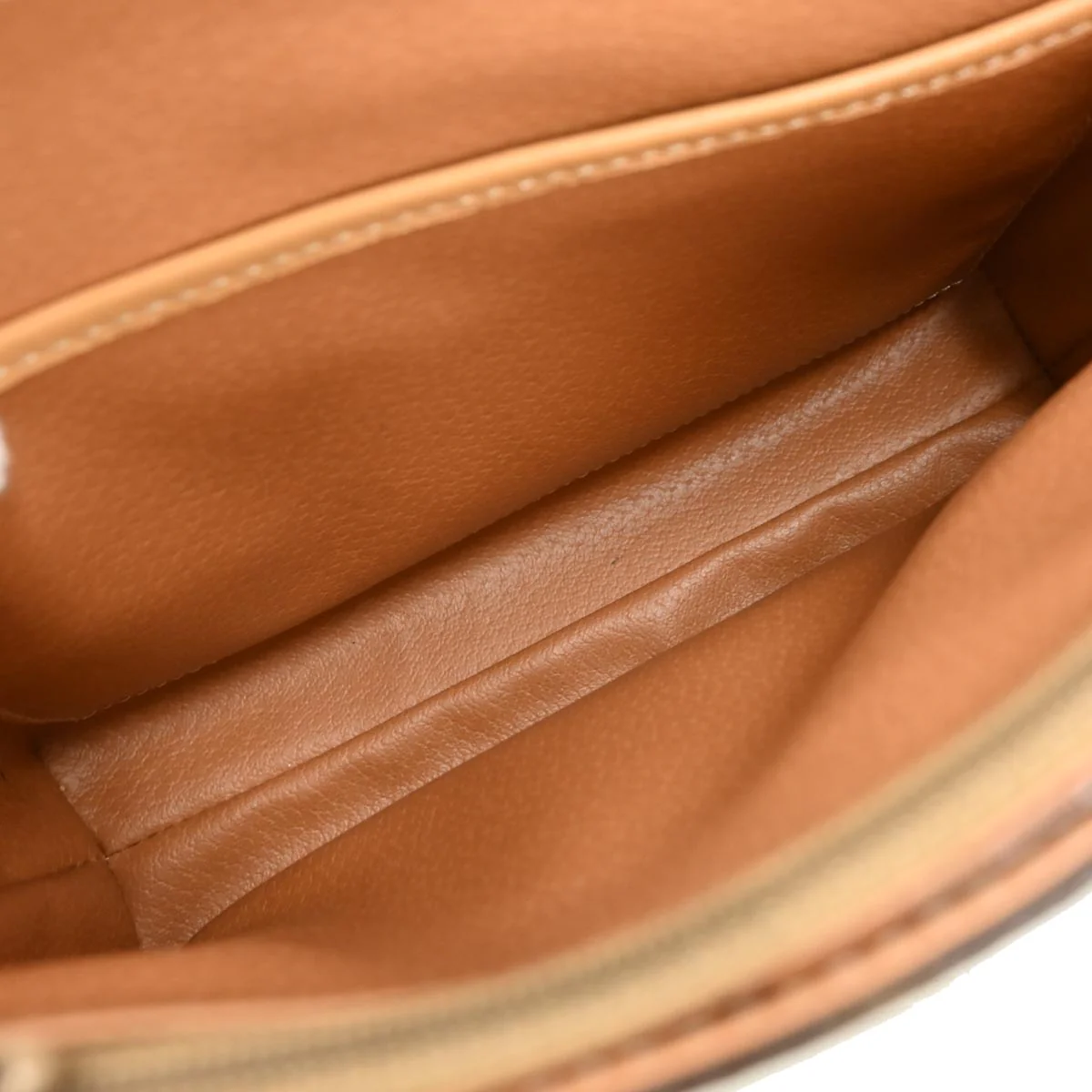Celine Brown PVC Macadam Shoulder Bag - Image 7